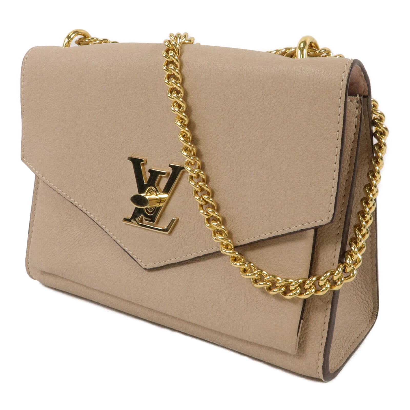 LOUIS VUITTON 牛皮皮革My Lockme鏈帶肩背袋