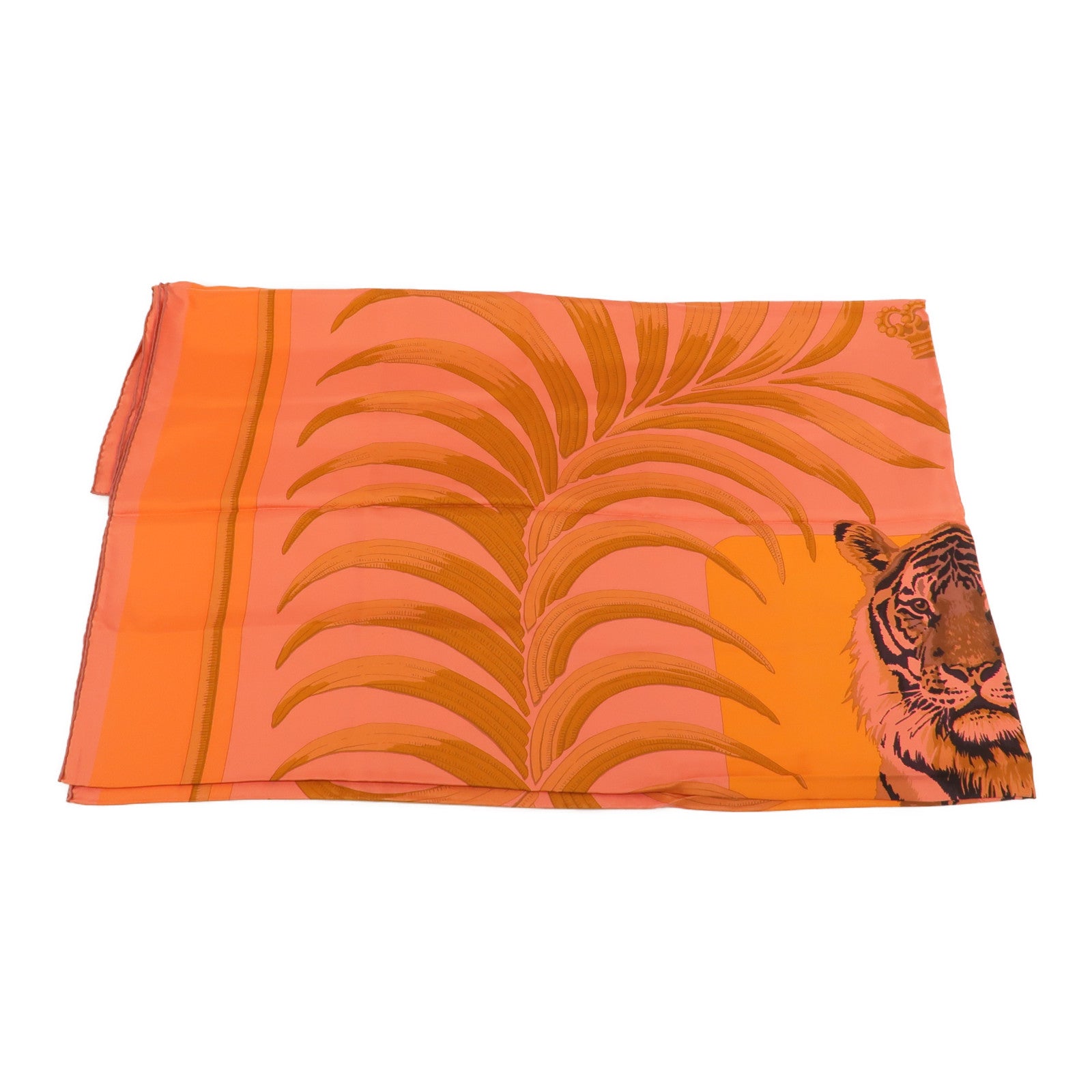 HERMES 絲質Hermes Tigre Royal Dip Dye Scarf 140圍巾