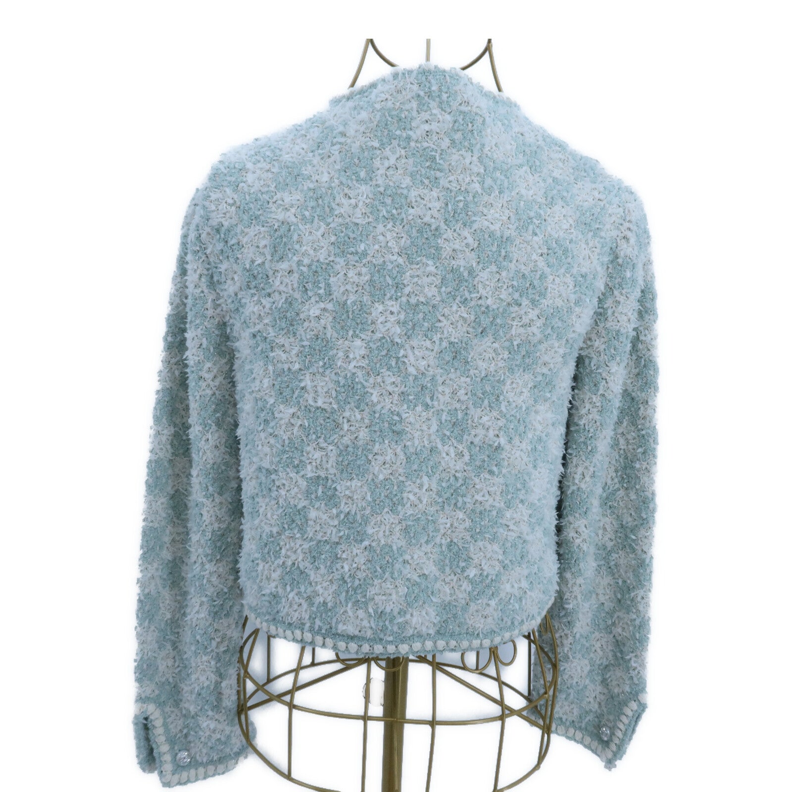 CHANEL Cotton/Polyamide Collarless Jacket外套