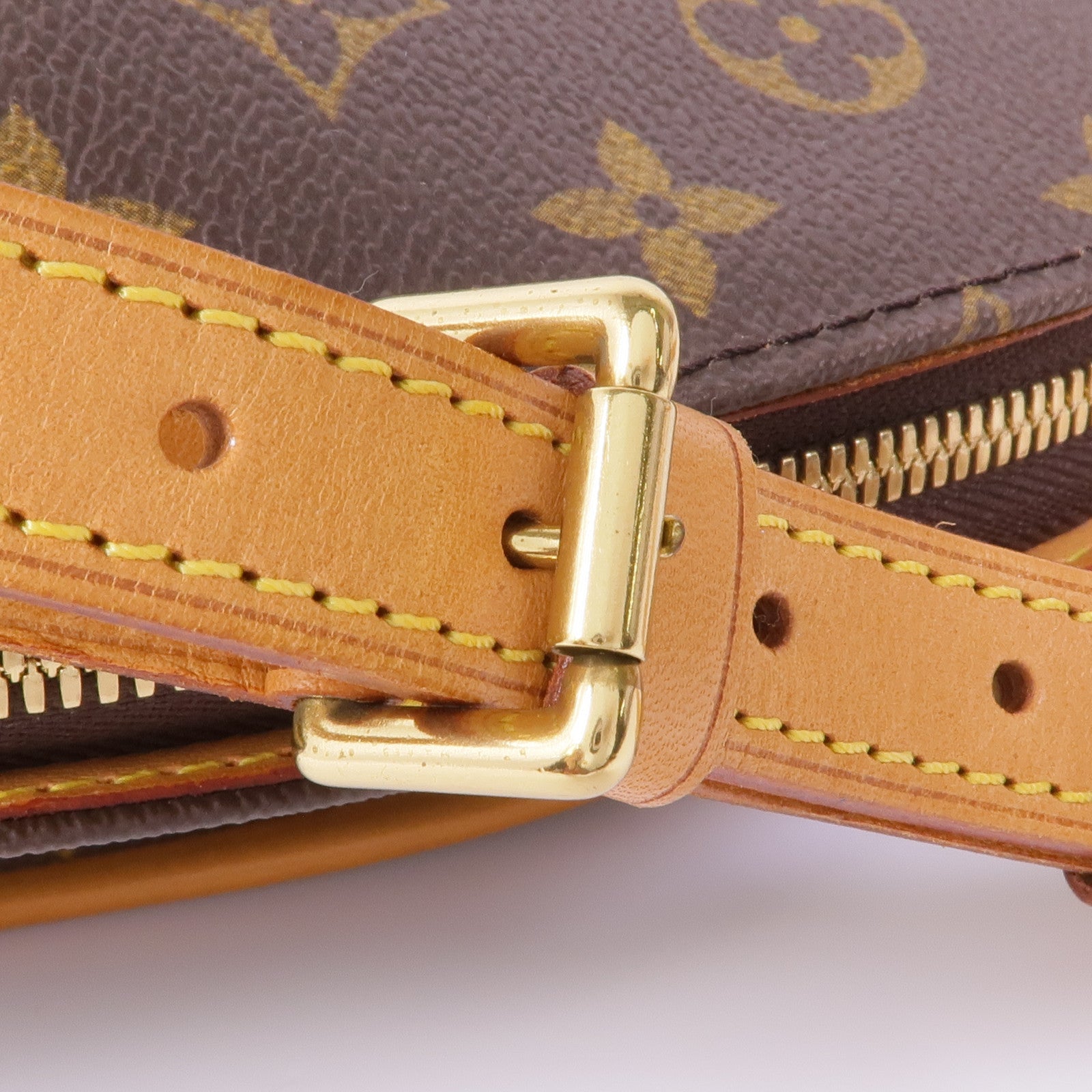 LOUIS VUITTON Monogram Ellipse Sac A Dos Backpack金扣背包棕色