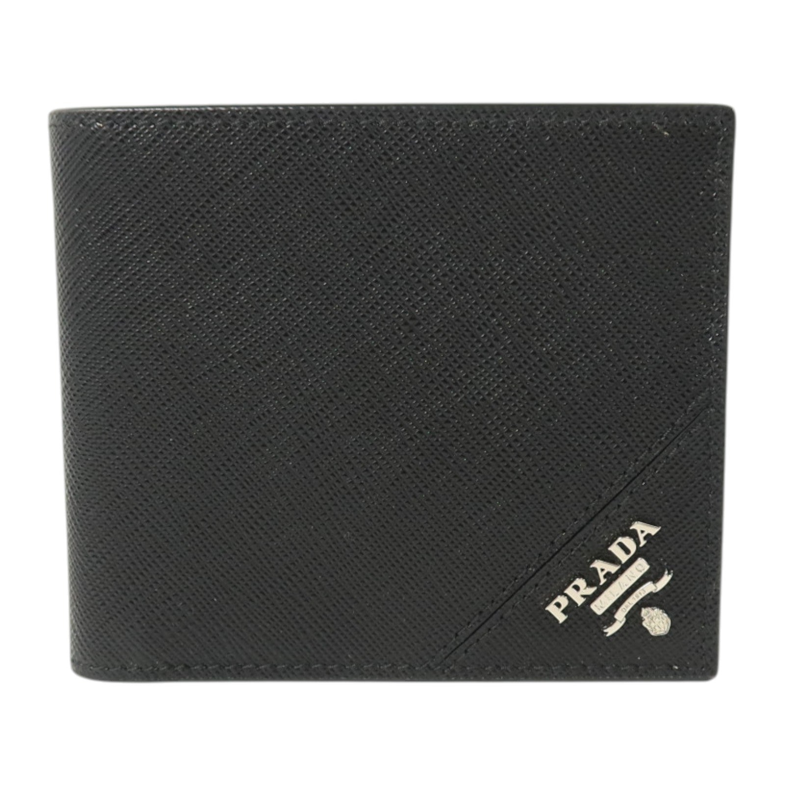 PRADA Saffiano皮革Fold Wallet錢包