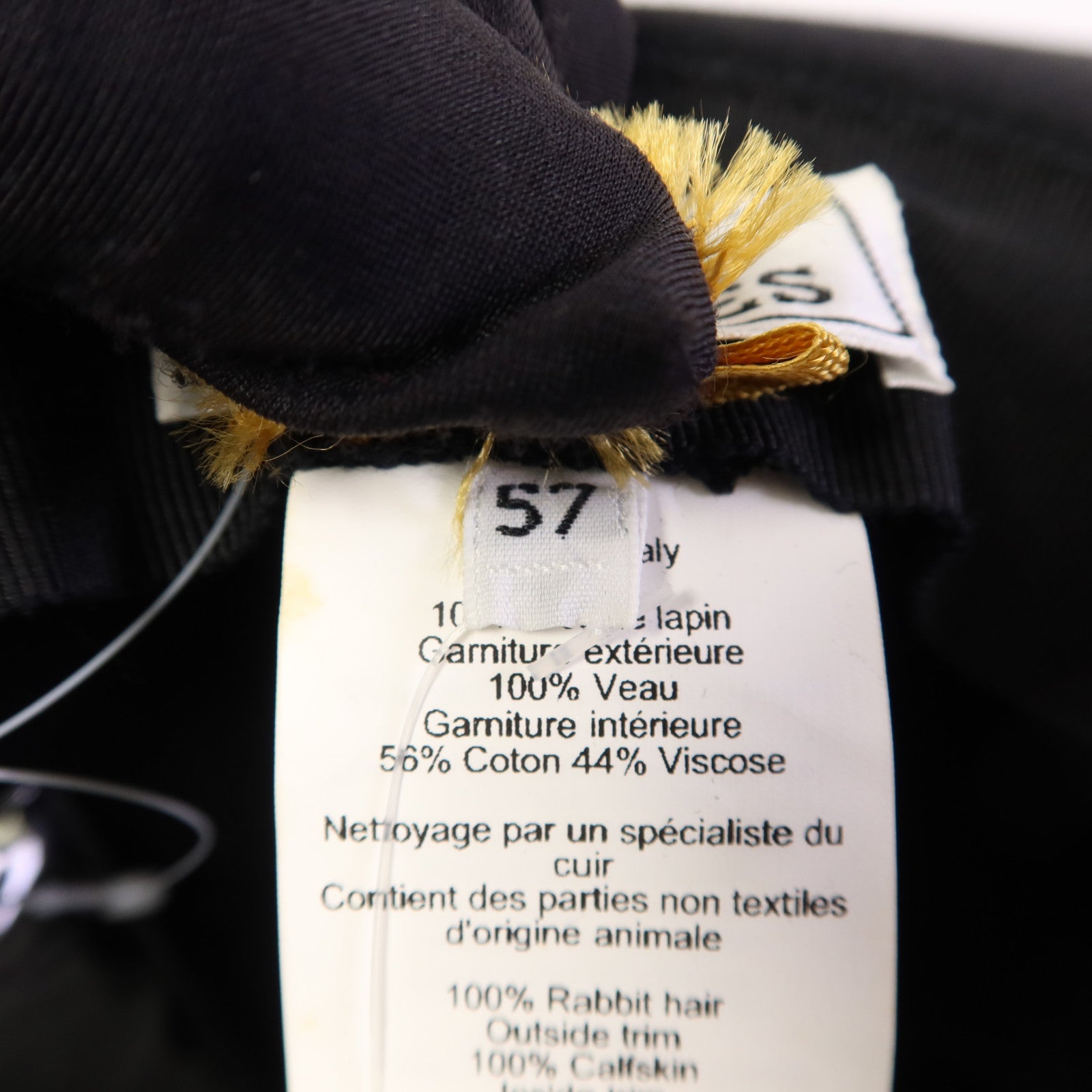 HERMES 兔毛Hat帽子Hermes#57