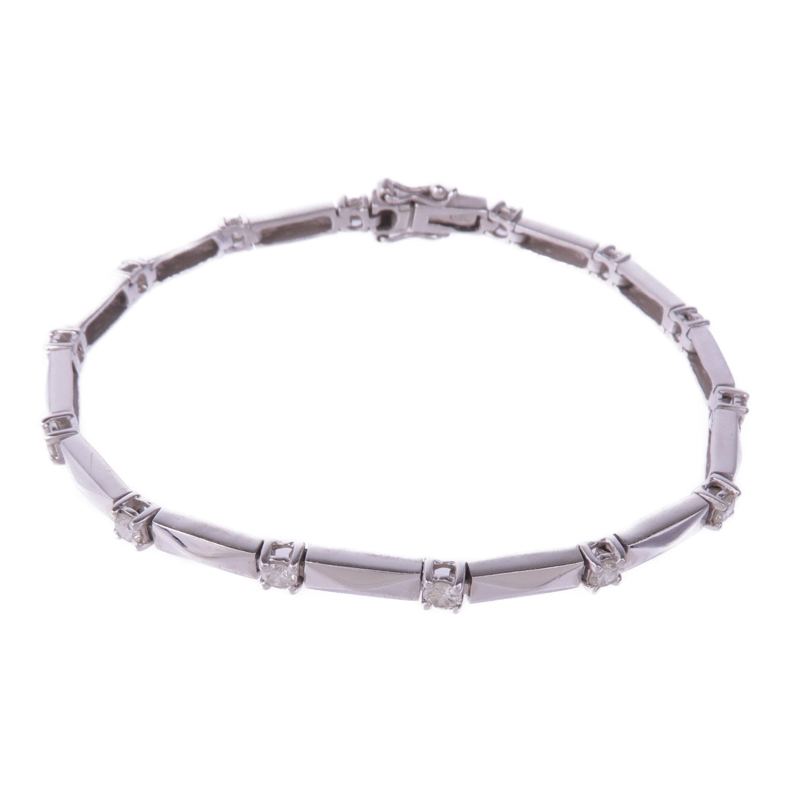 JEWELRY 18K白金Diamond Bracelet鑽石手鏈