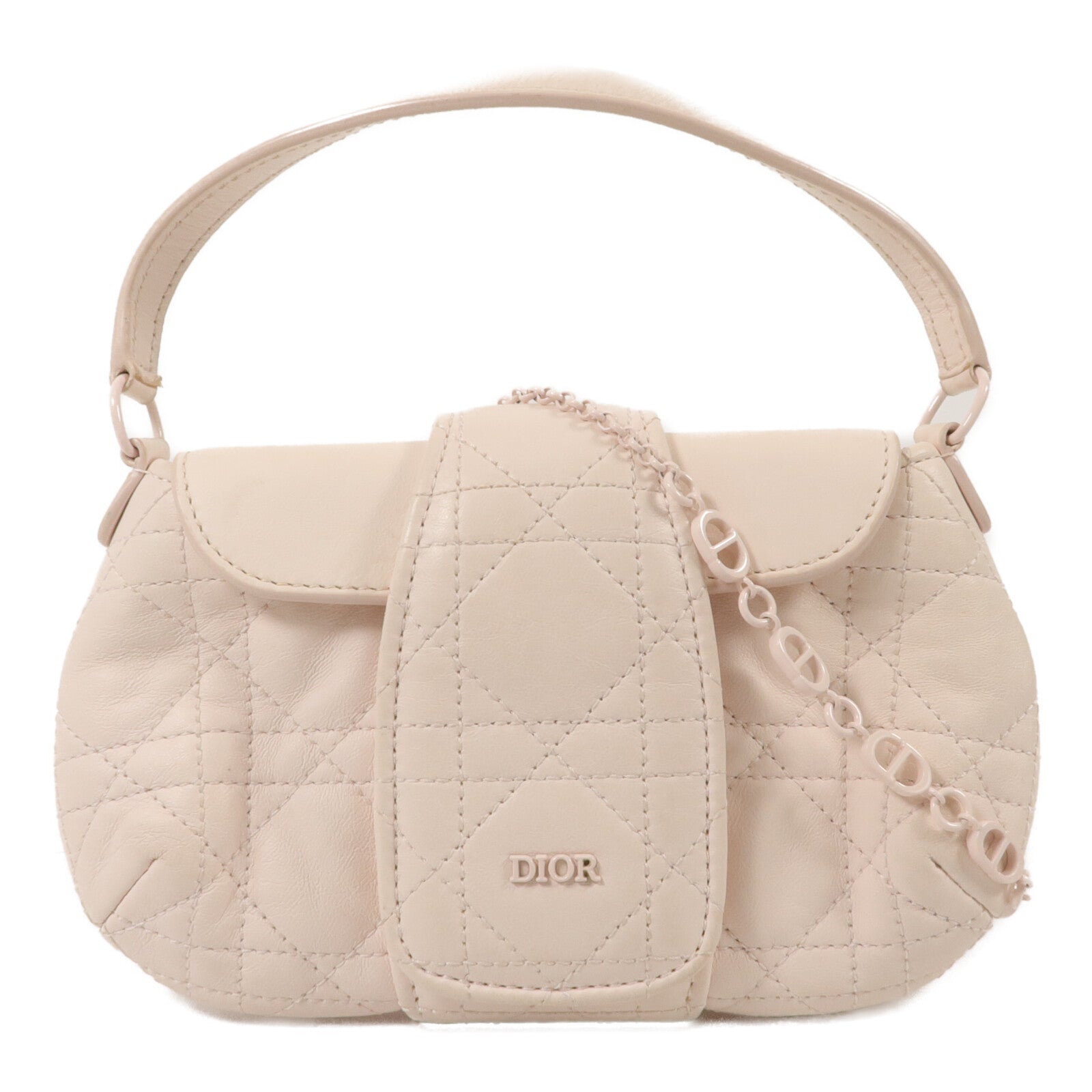 Dior 牛皮皮革Kids Bow Bag鏈帶手挽肩背兩用袋
