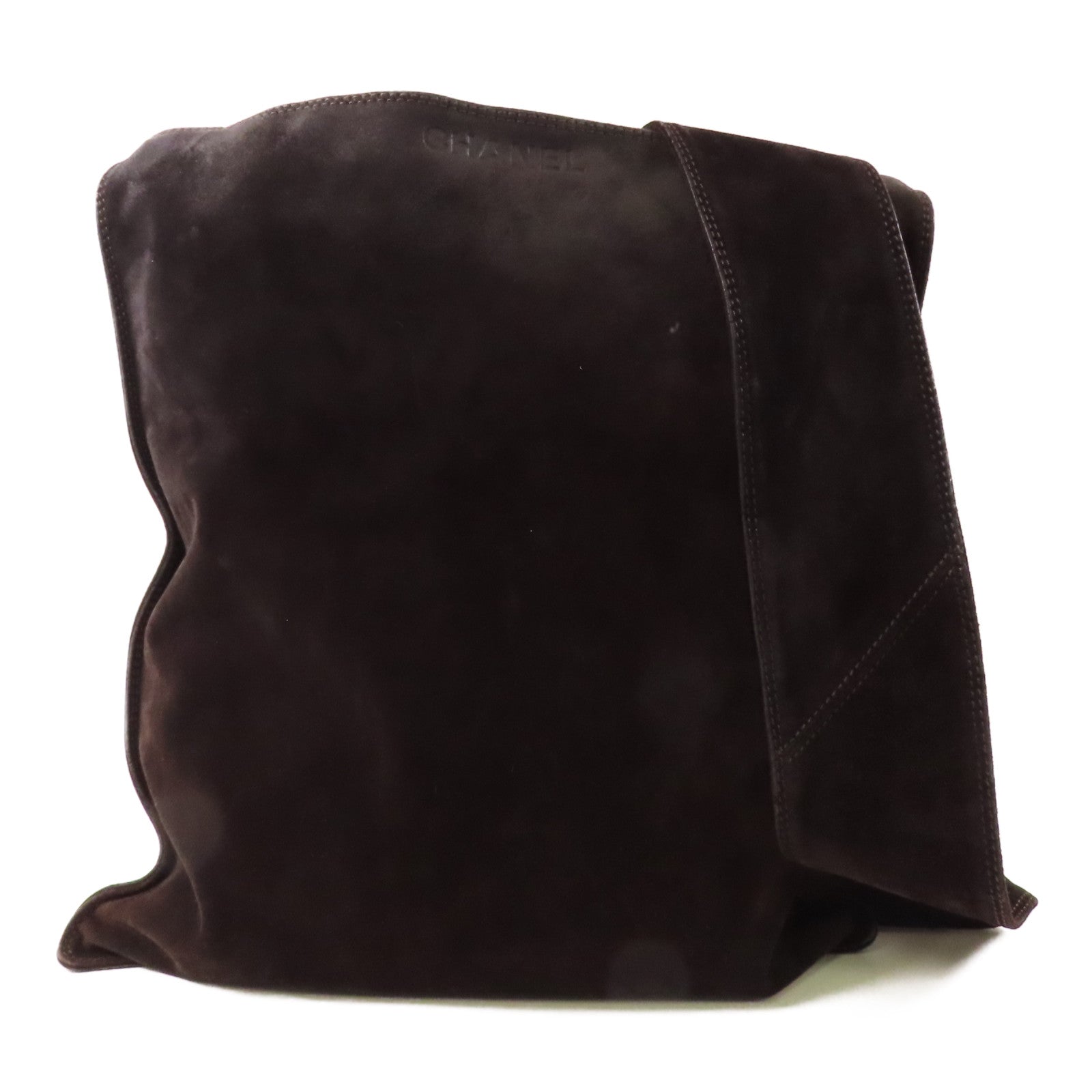 CHANEL 麂皮皮革Shoulder Bag肩背袋