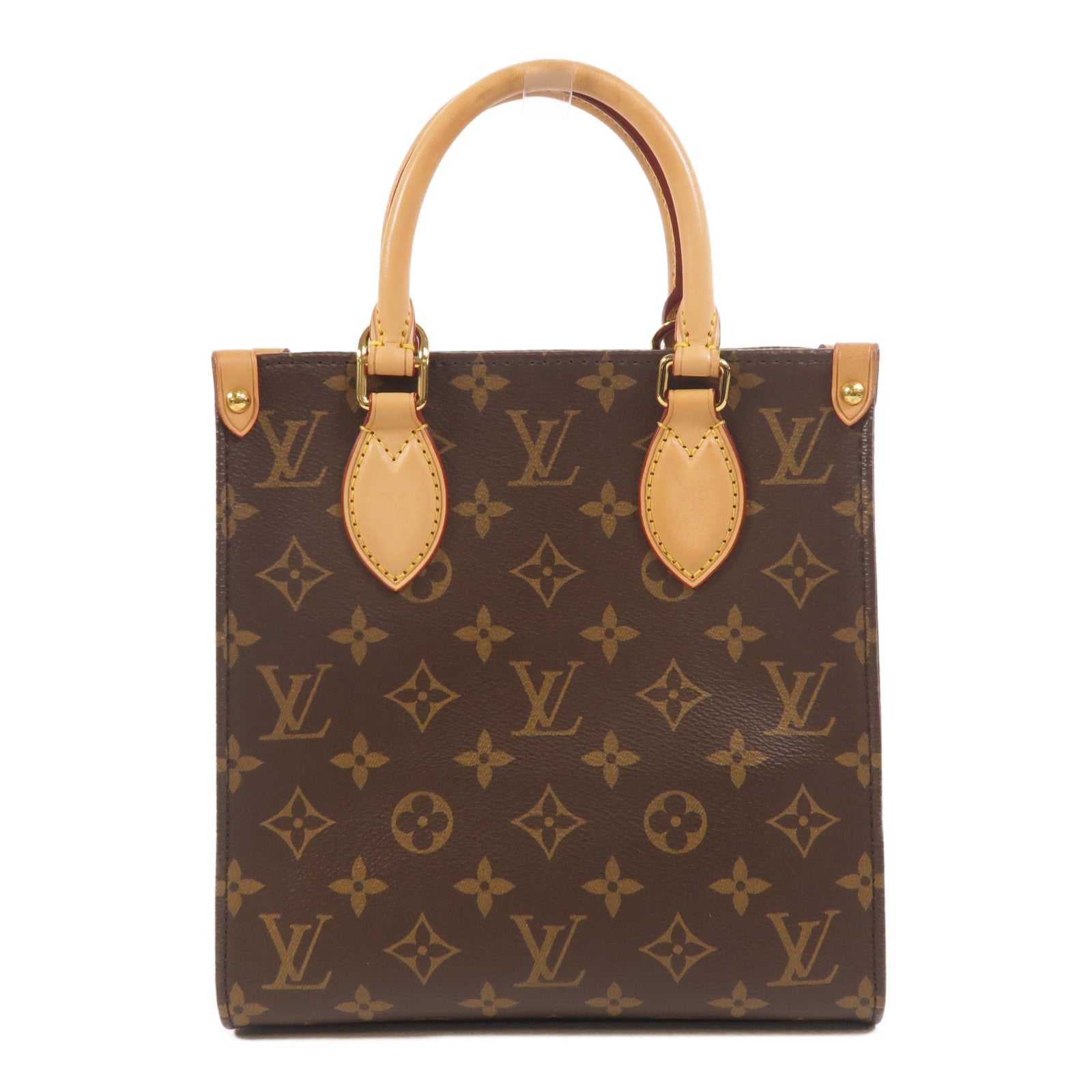 LOUIS VUITTON Monogram Sac Plat BB手挽肩背兩用袋