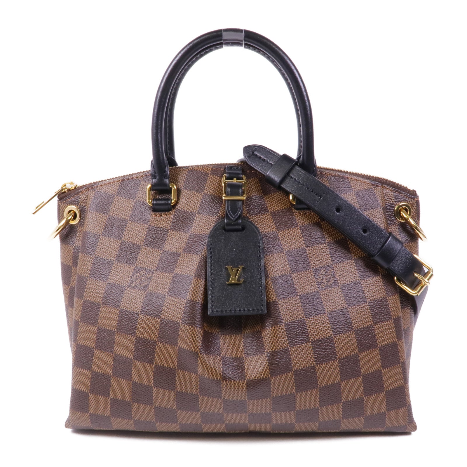 LOUIS VUITTON Damier Odeon Tote PM金扣手挽肩背兩用袋