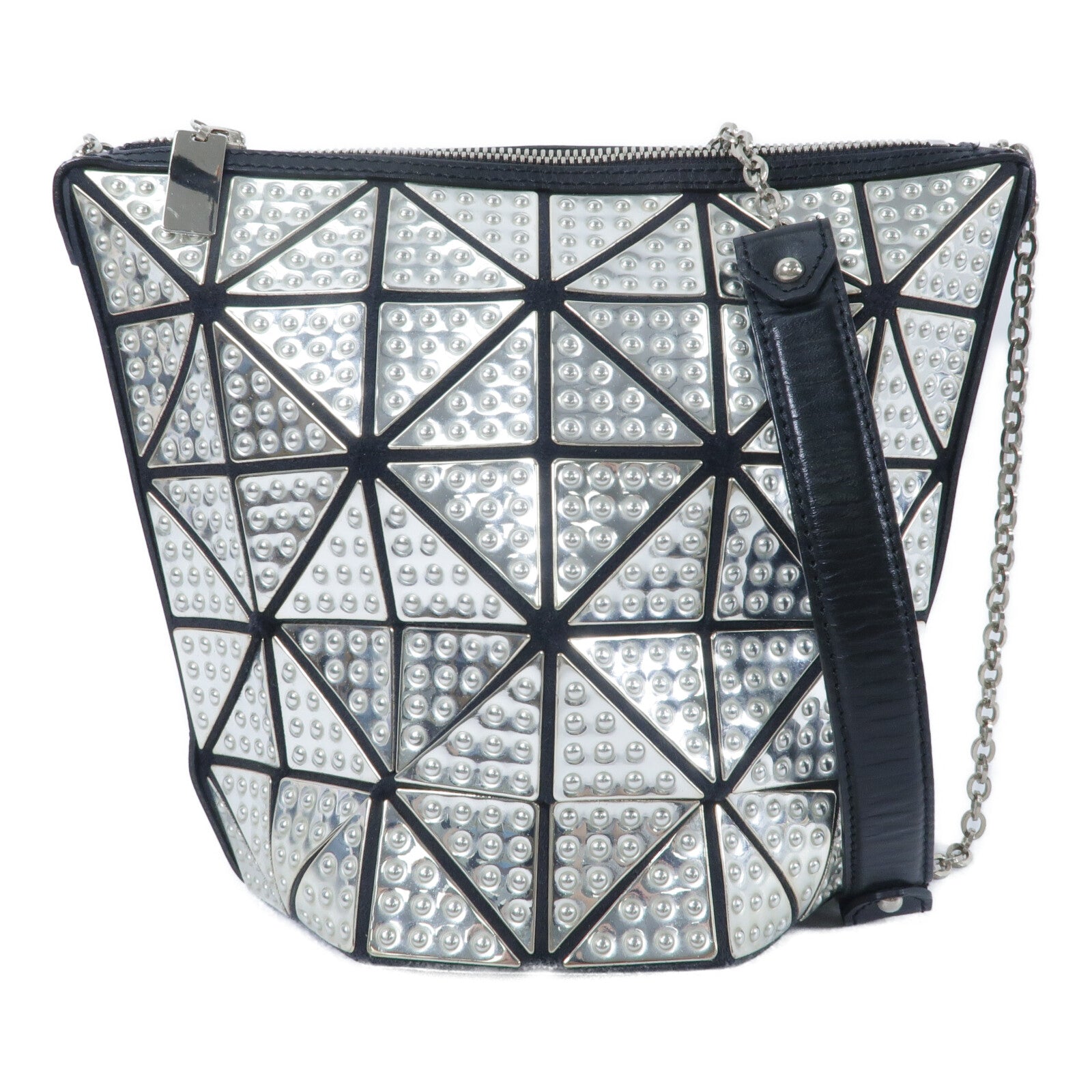 BAO BAO ISSEYMIYAKE PVC Shoulder Bag鏈帶肩背袋