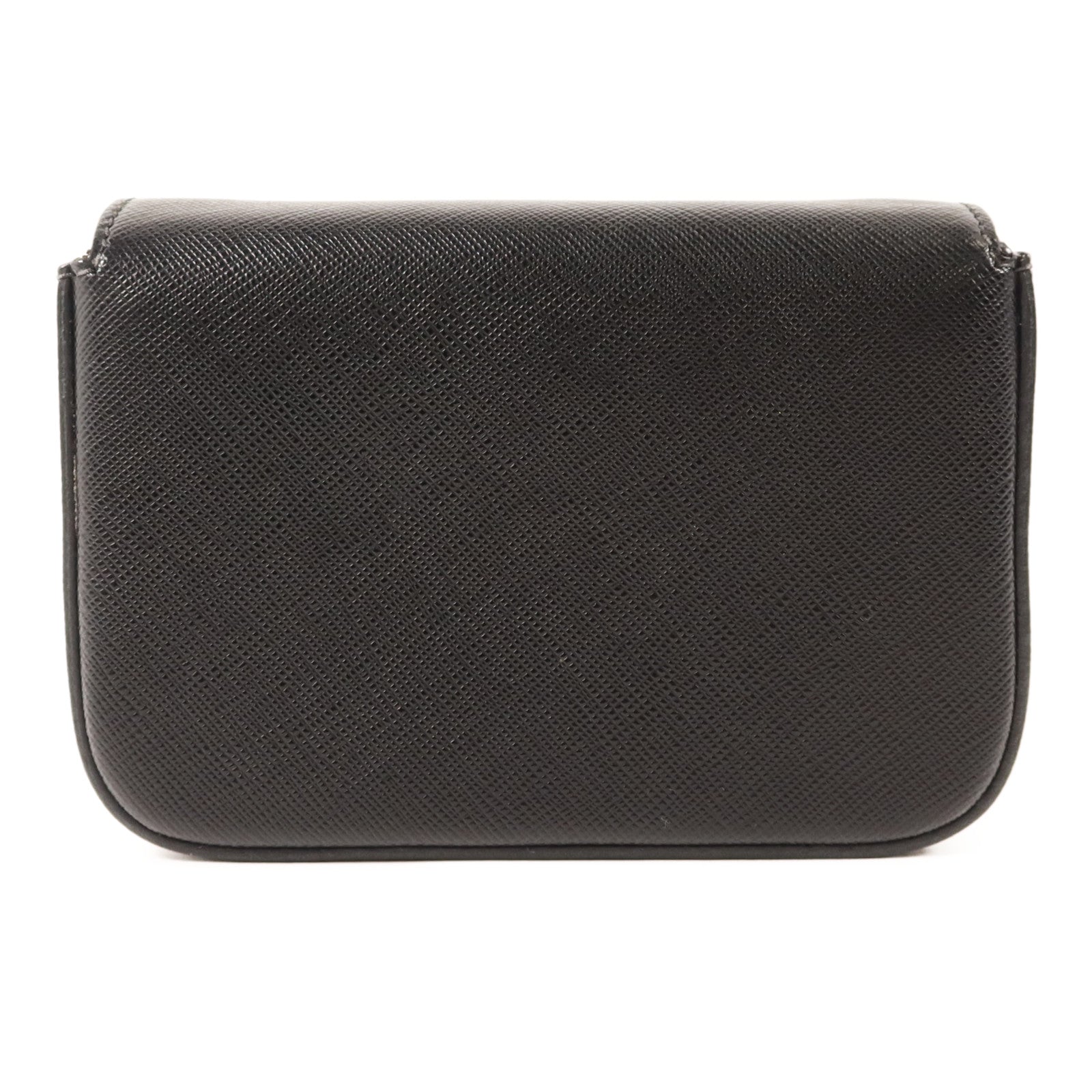 PRADA Saffiano皮革Clutch金扣手拿包