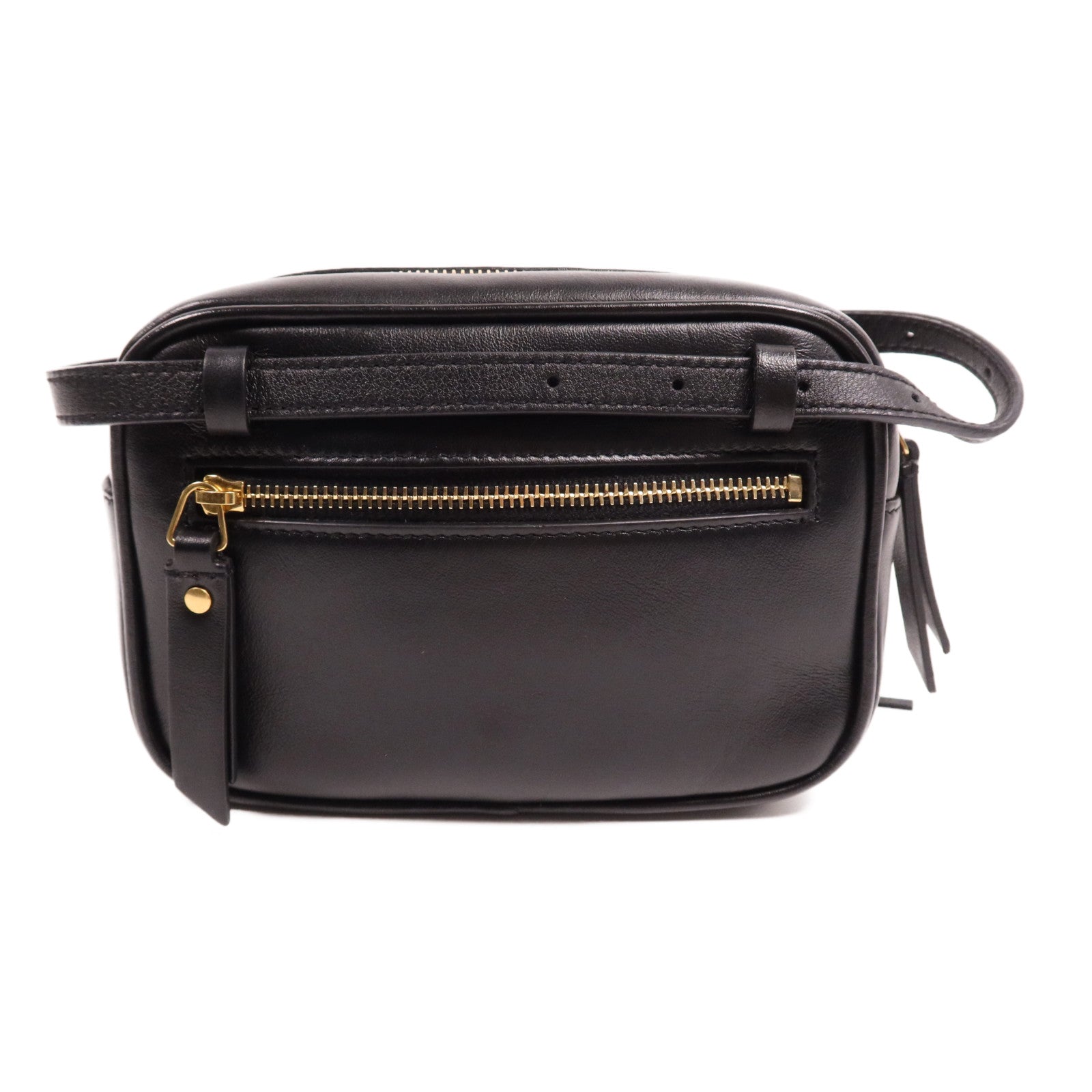 YVES SAINT LAURENT 牛皮皮革Waist Bag金扣腰包