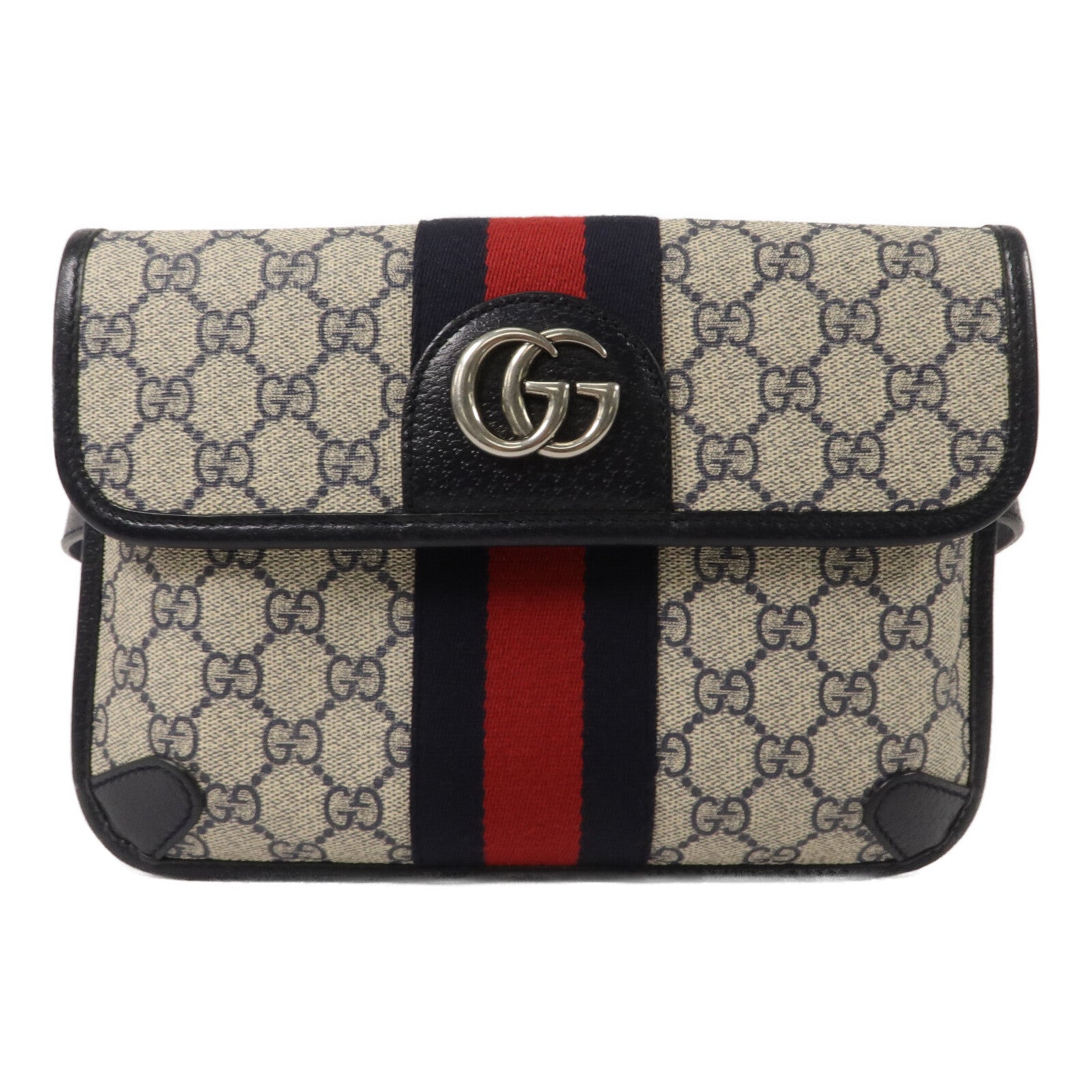 GUCCI 塗層帆布GG Supreme Ophidia Belt腰包