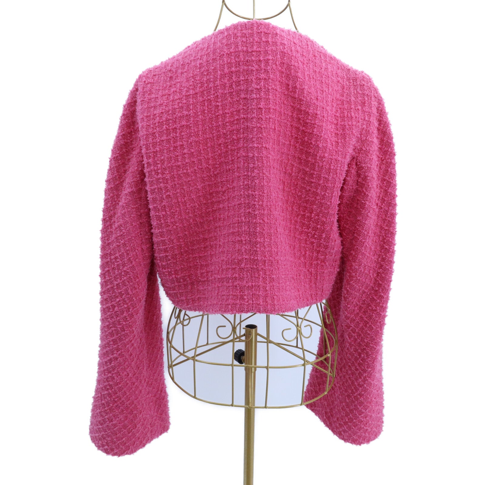 CHANEL Cotton/Polyamide Collarless Jacket外套