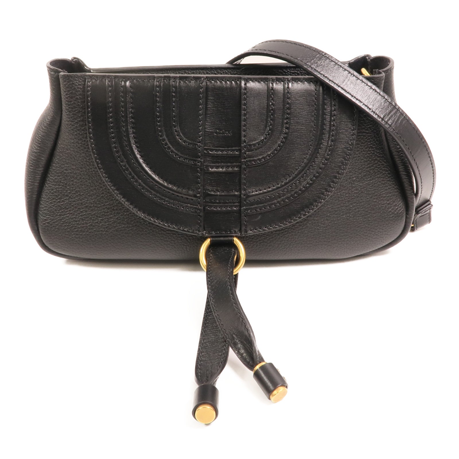 Chloe 牛皮皮革Hobo Bag金扣肩背袋