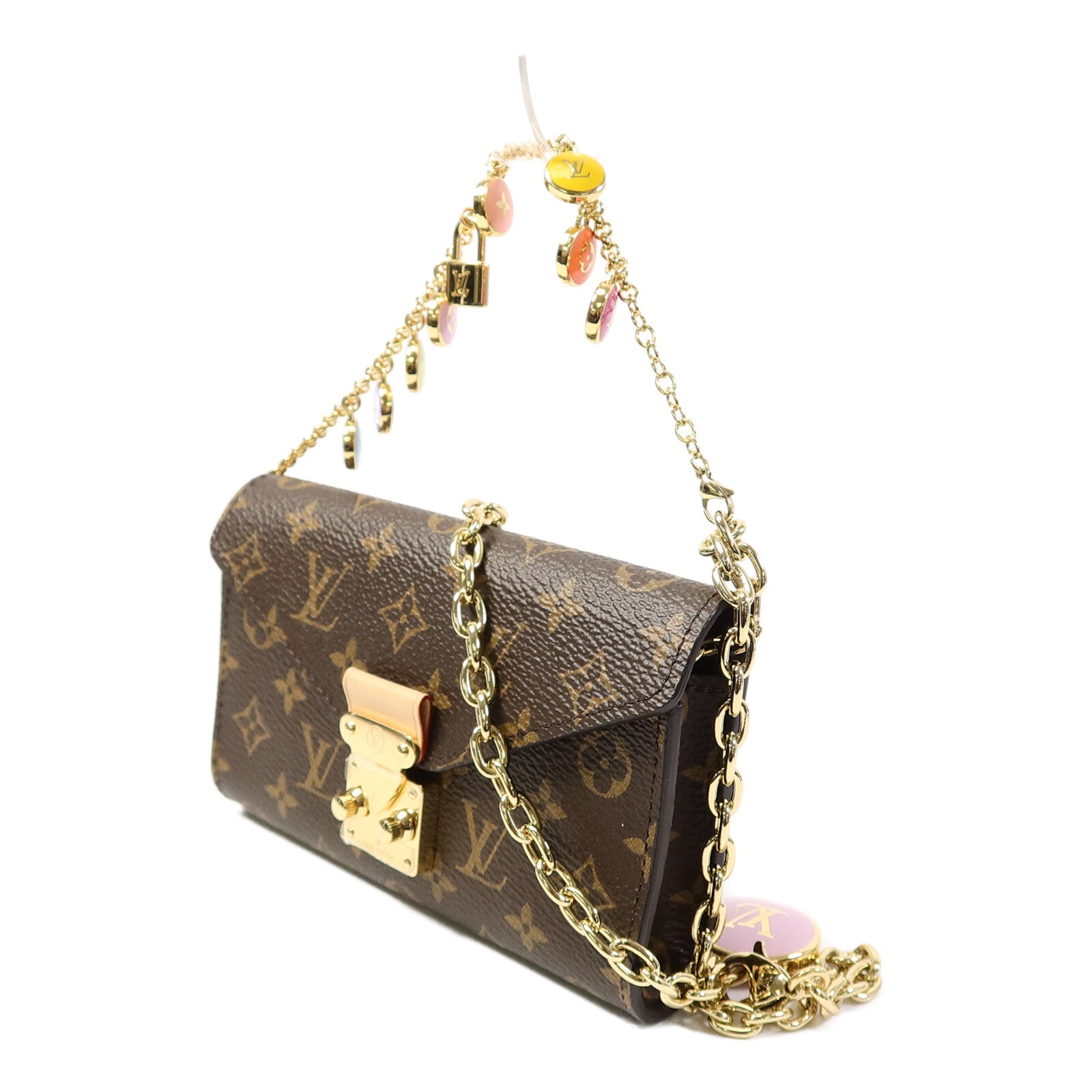 LOUIS VUITTON Monogram Pouch Metis鏈帶手挽肩背兩用袋