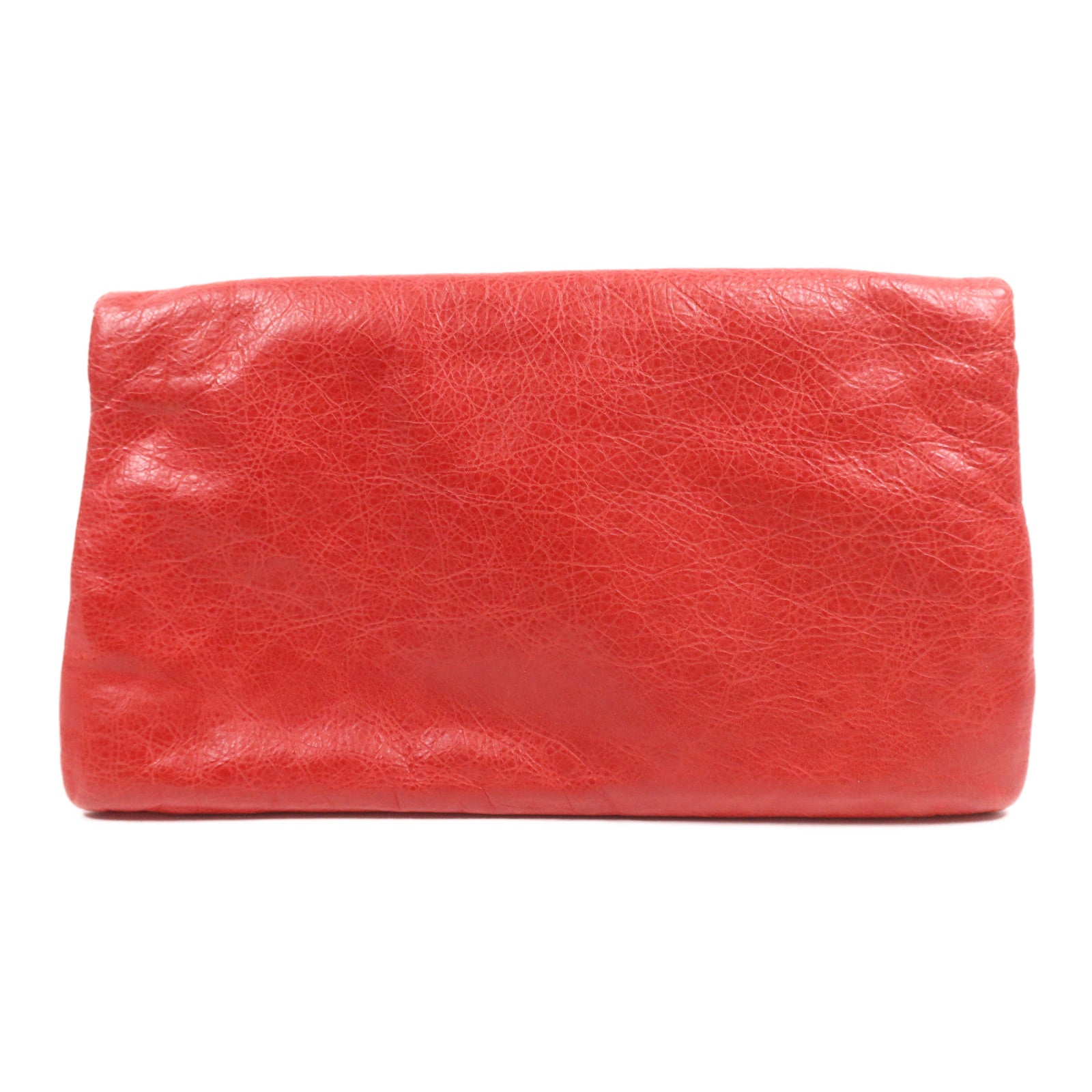 BALENCIAGA 牛皮皮革Clutch銀扣手拿包