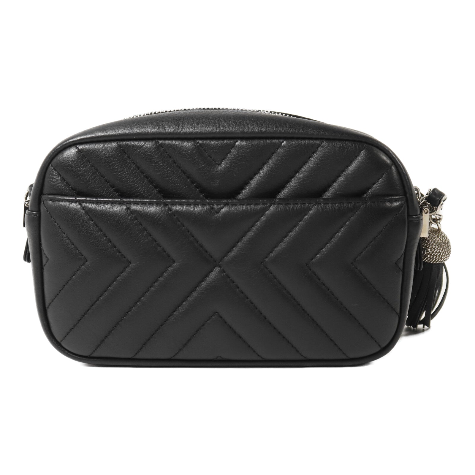 CHANEL 牛皮皮革Camera Bag鏈帶肩背袋