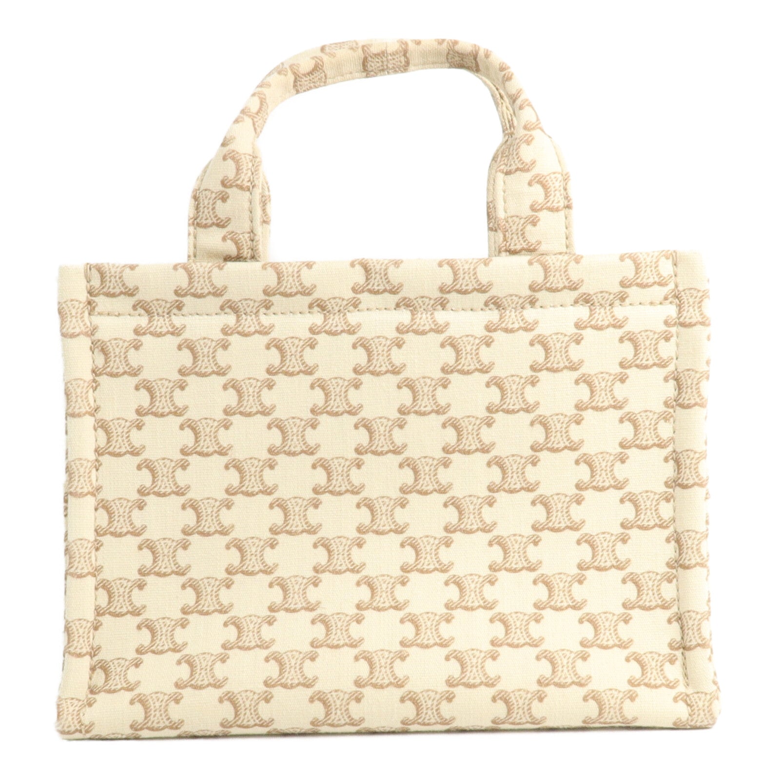 CELINE 帆布Small Cabas Thais手挽肩背兩用袋