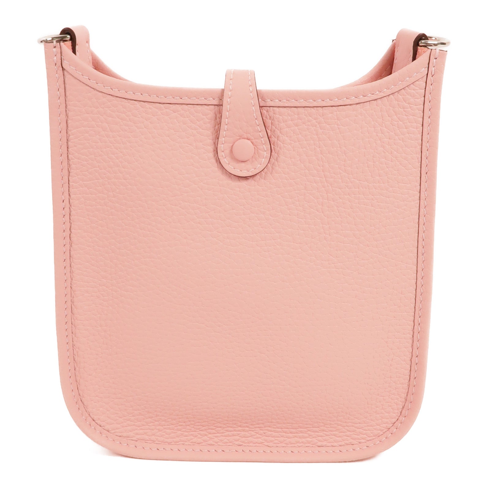 HERMES Clemence皮革Evelyne TPM肩背袋Rose Sakura