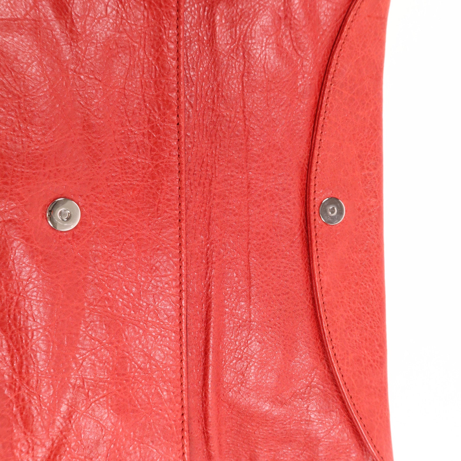 BALENCIAGA 牛皮皮革Clutch銀扣手拿包