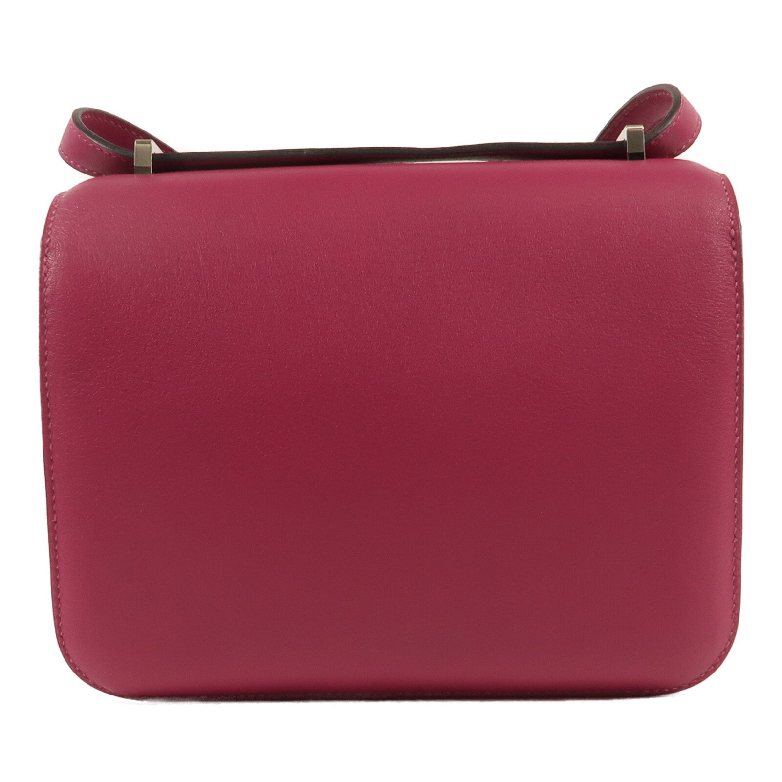 HERMES Swift皮革Constance Mini銀扣肩背袋