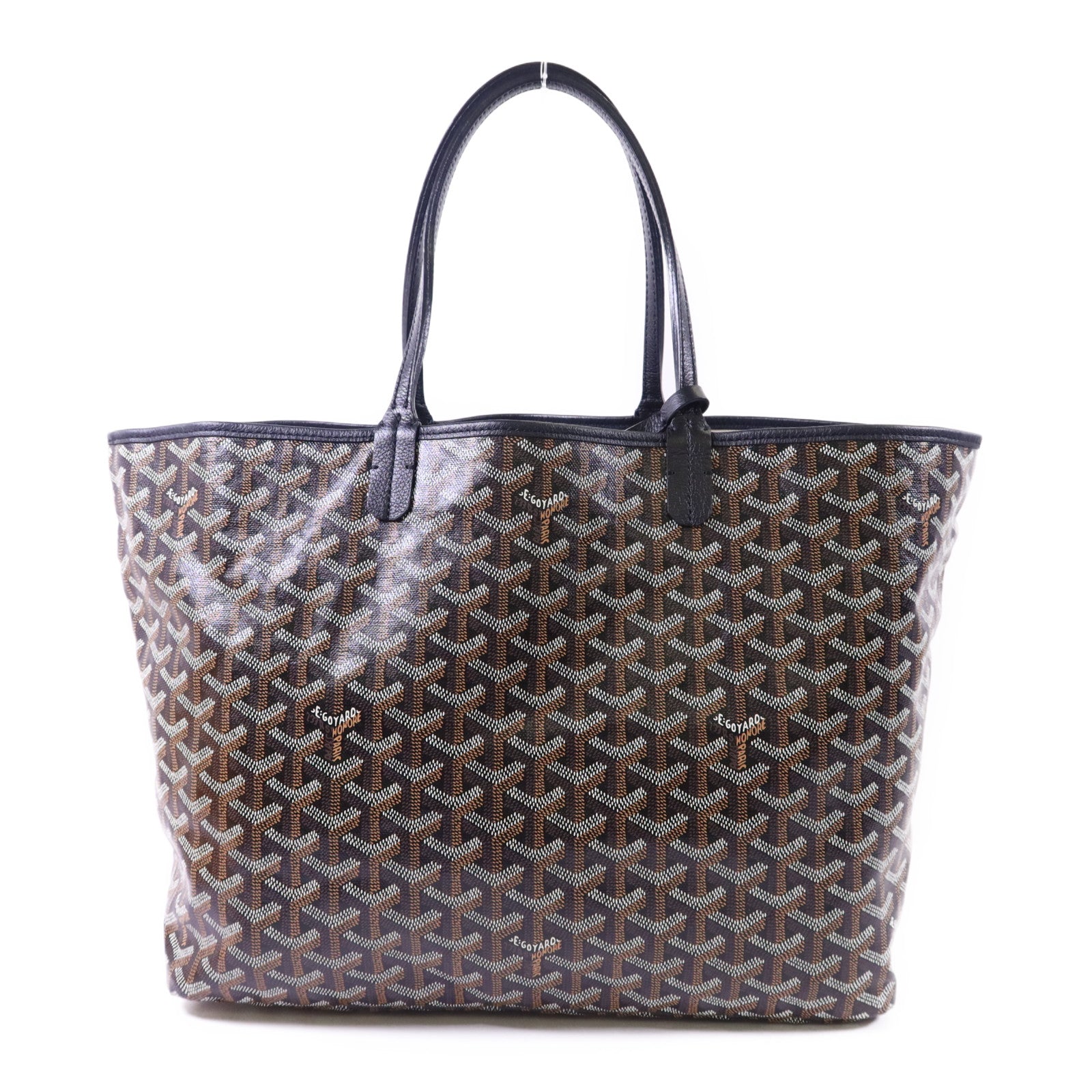 GOYARD 塗層帆布Saint Louis PM銀扣手挽袋
