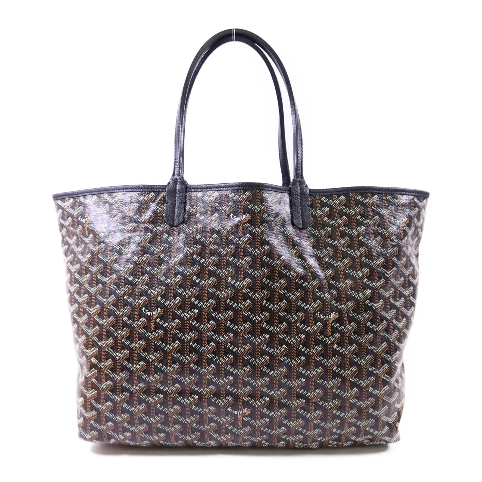 GOYARD 塗層帆布Saint Louis PM銀扣手挽袋