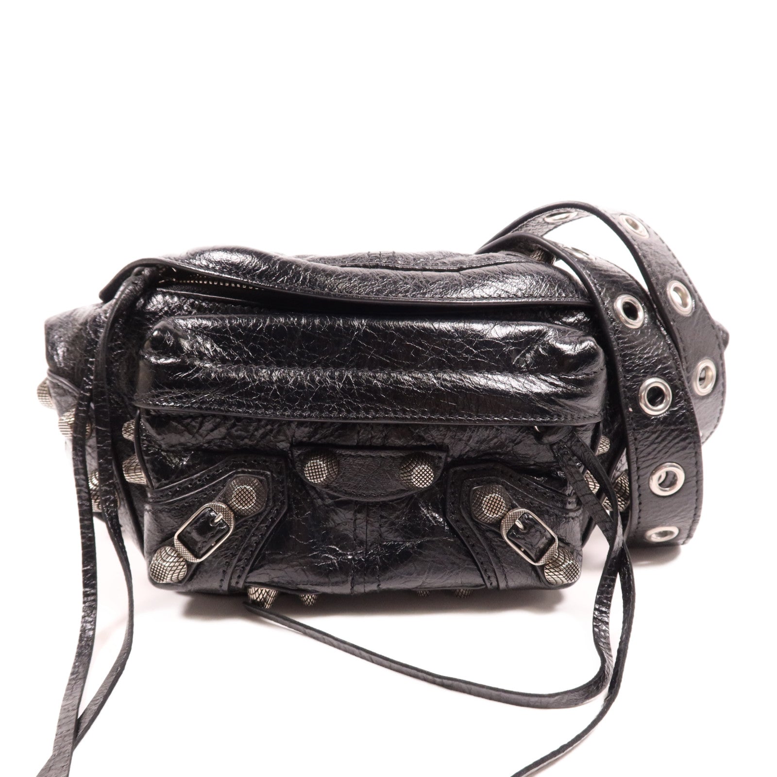 BALENCIAGA 牛皮皮革Cagole Belt Pack銀扣腰包