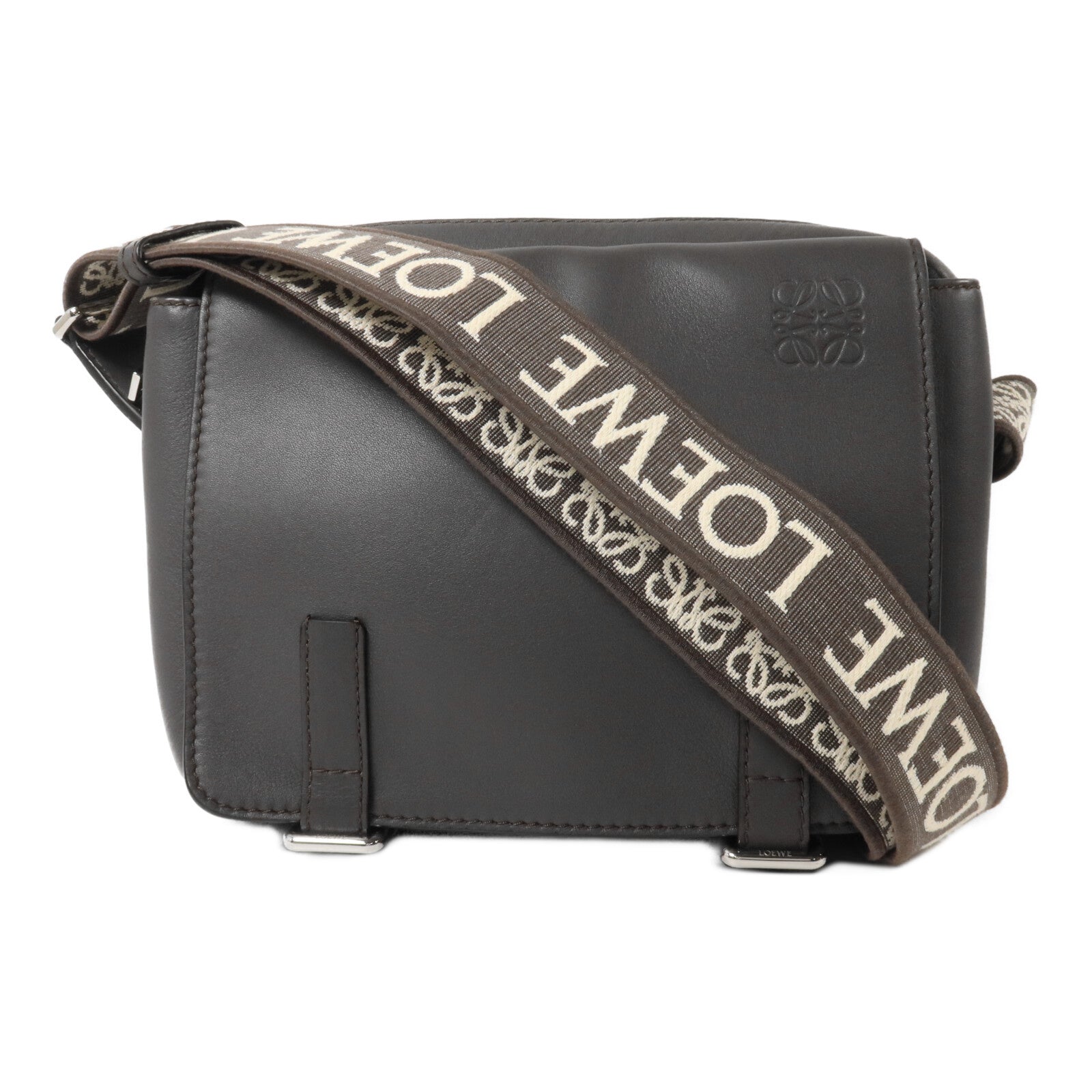 LOEWE 牛皮皮革Military XS肩背袋