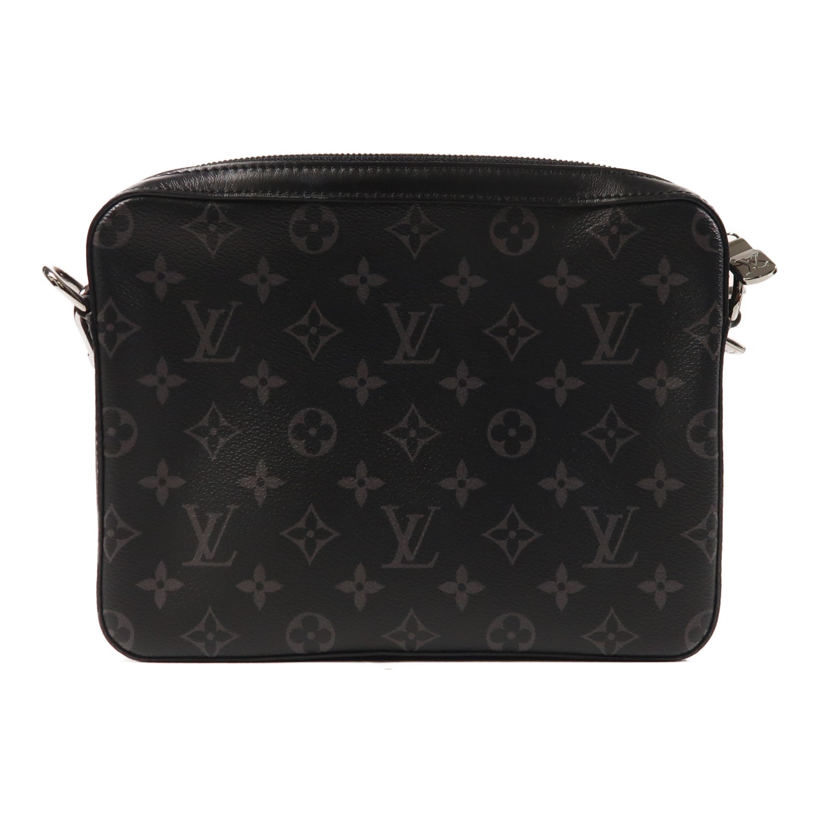 LOUIS VUITTON Monogram Eclipse Reverse Trio Messenger肩背袋