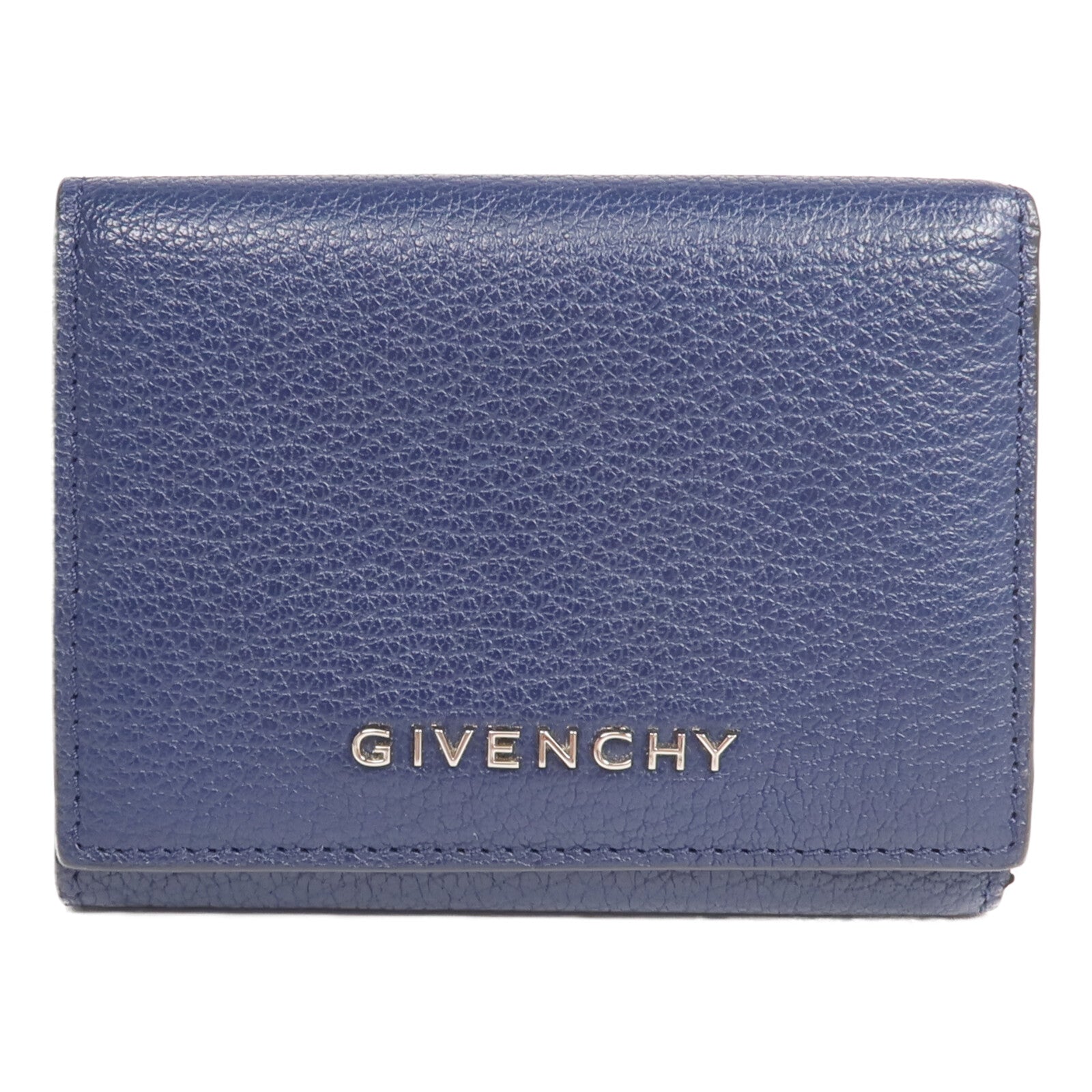 GIVENCHY 牛皮皮革Pandora Trifold Wallet銀扣錢包