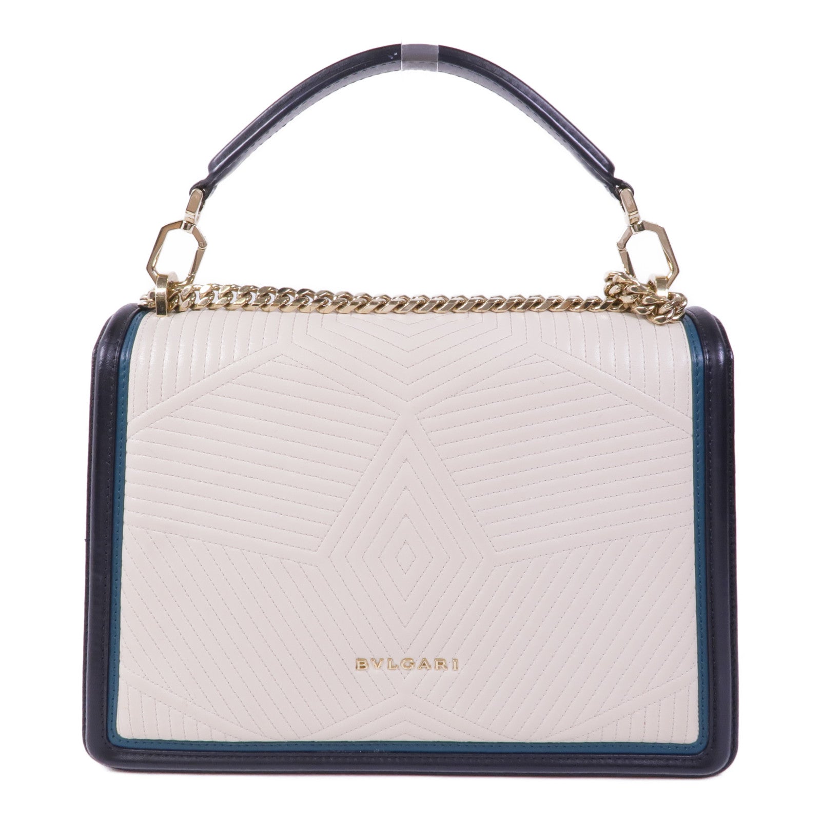 BVLGARI 皮革Serpenti Forever Bag金扣鏈帶肩背袋