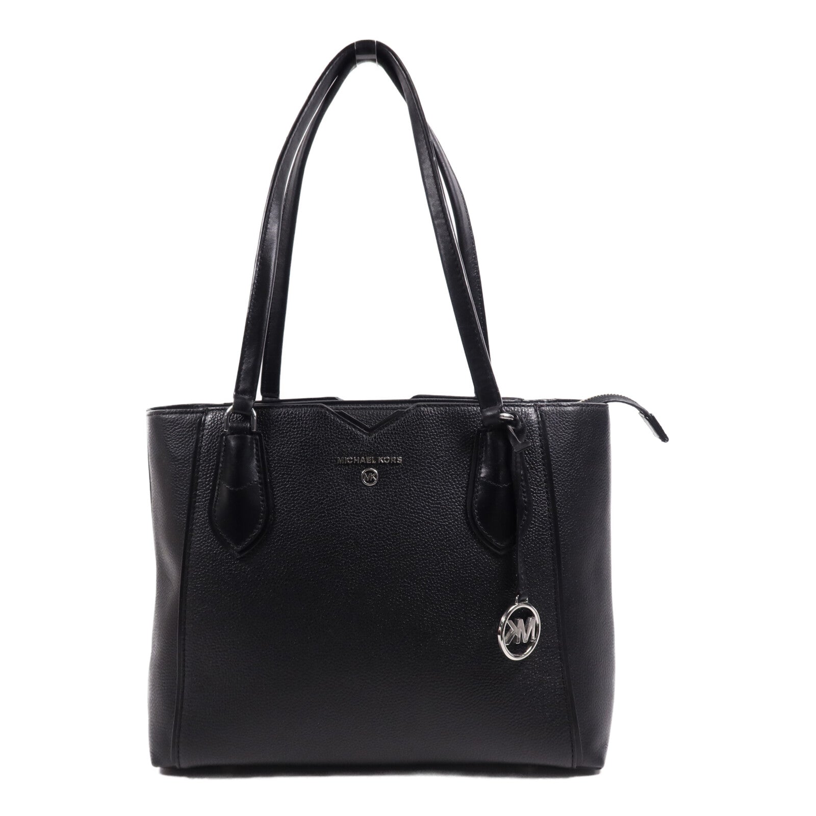 Michael Kors 牛皮皮革Shoulder Bag銀扣肩背袋