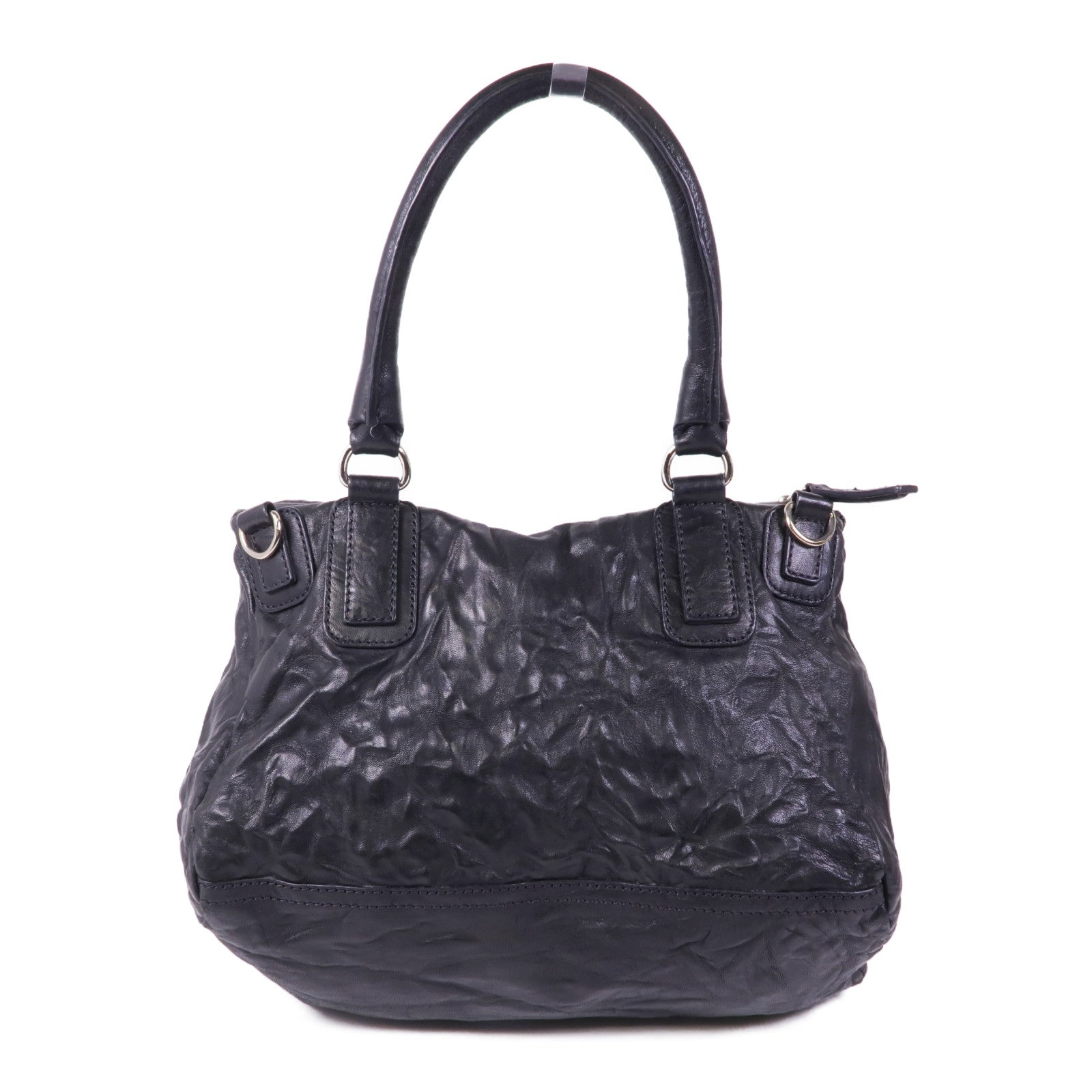 GIVENCHY 牛皮皮革Pandora Medium銀扣手挽肩背兩用袋