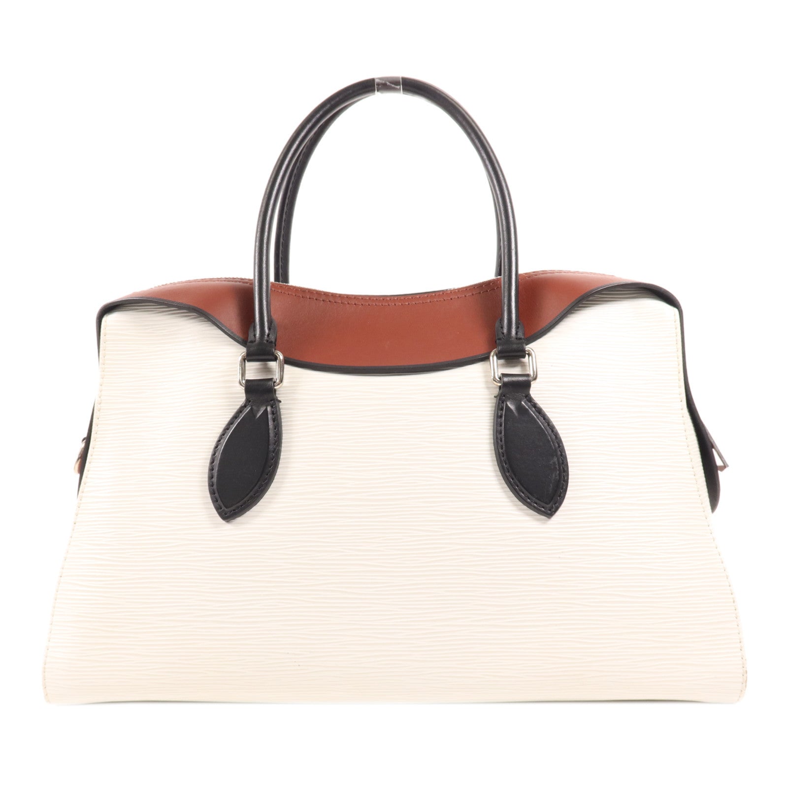 LOUIS VUITTON Epi Tuileries銀扣手挽肩背兩用袋