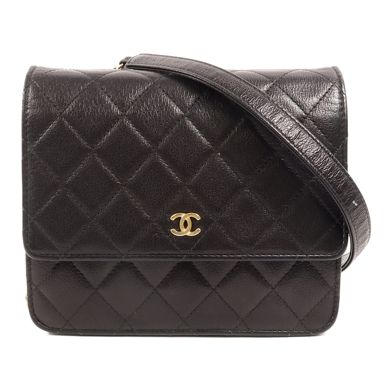 CHANEL 【激減優惠】羊皮皮革Wallet On Chain鏈帶肩背袋