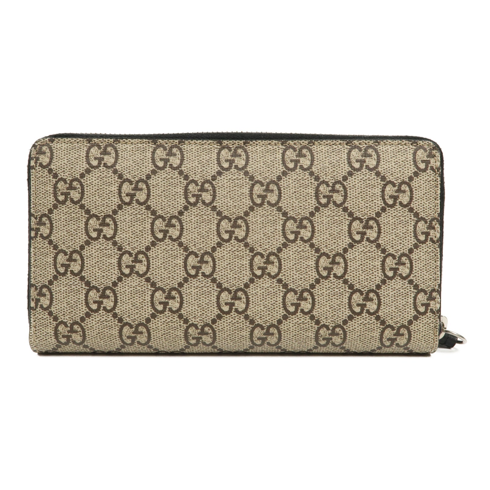 GUCCI GG SHW Long Wallet 451273 Coated Canvas Brown