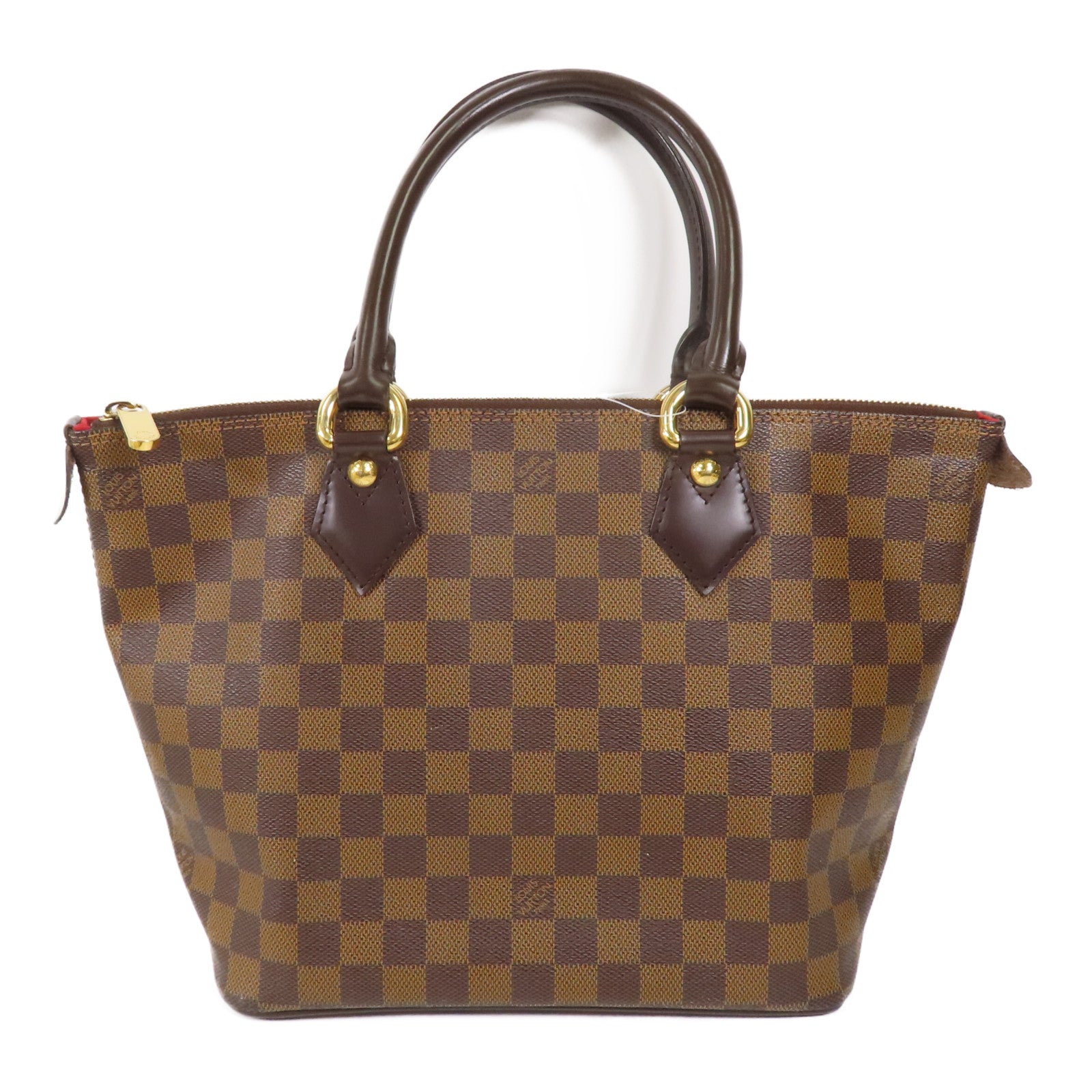LOUIS VUITTON Damier Saleya PM金扣肩背袋