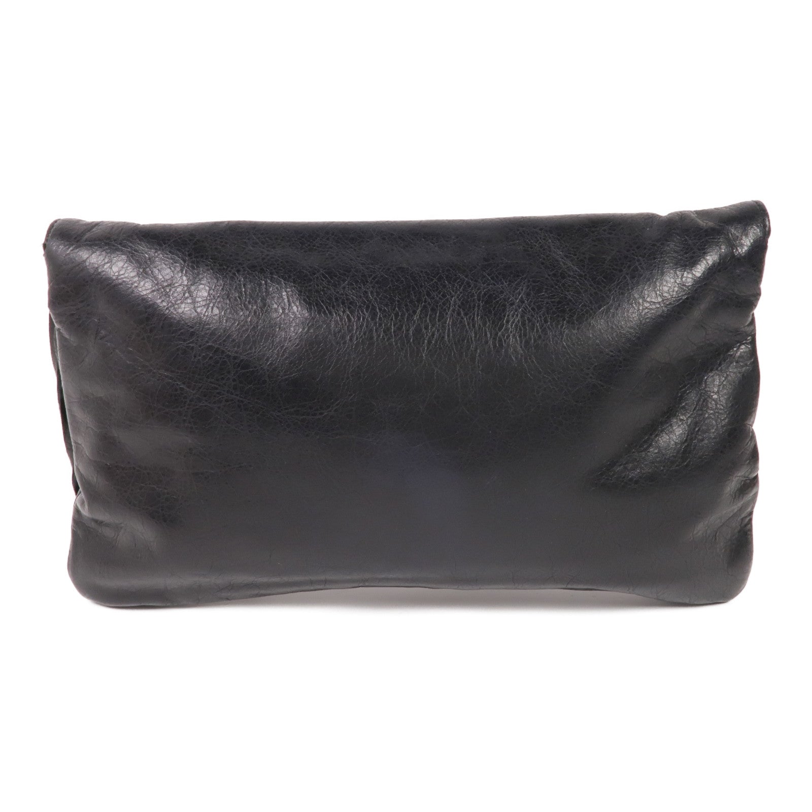 BALENCIAGA 牛皮皮革Giant Envelope Clutch銀扣手拿包