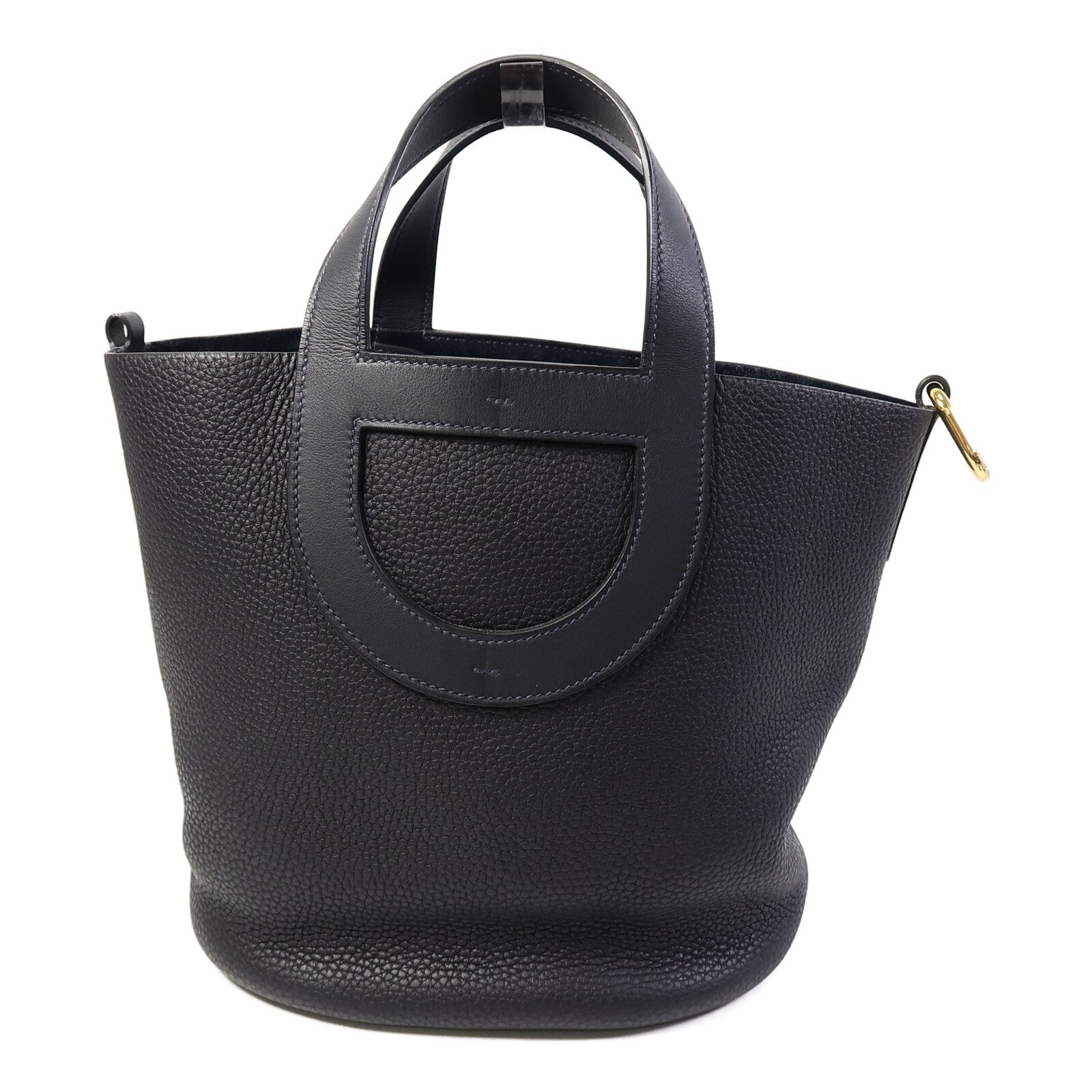 HERMES Clemence皮革In The Loop 23手挽袋Caban