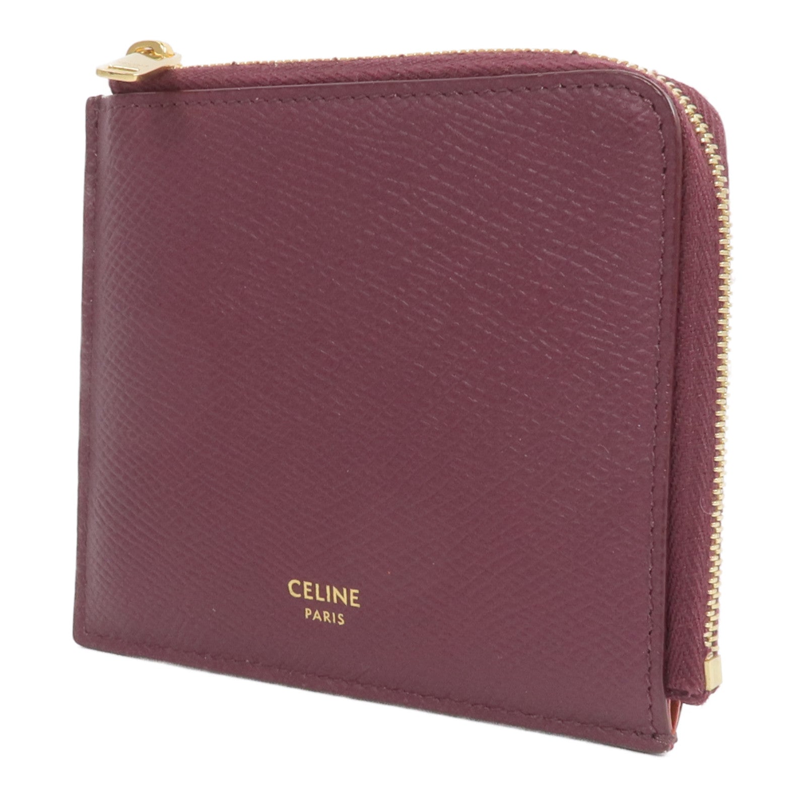 CELINE 牛皮皮革Zipped Purse Card Case錢包