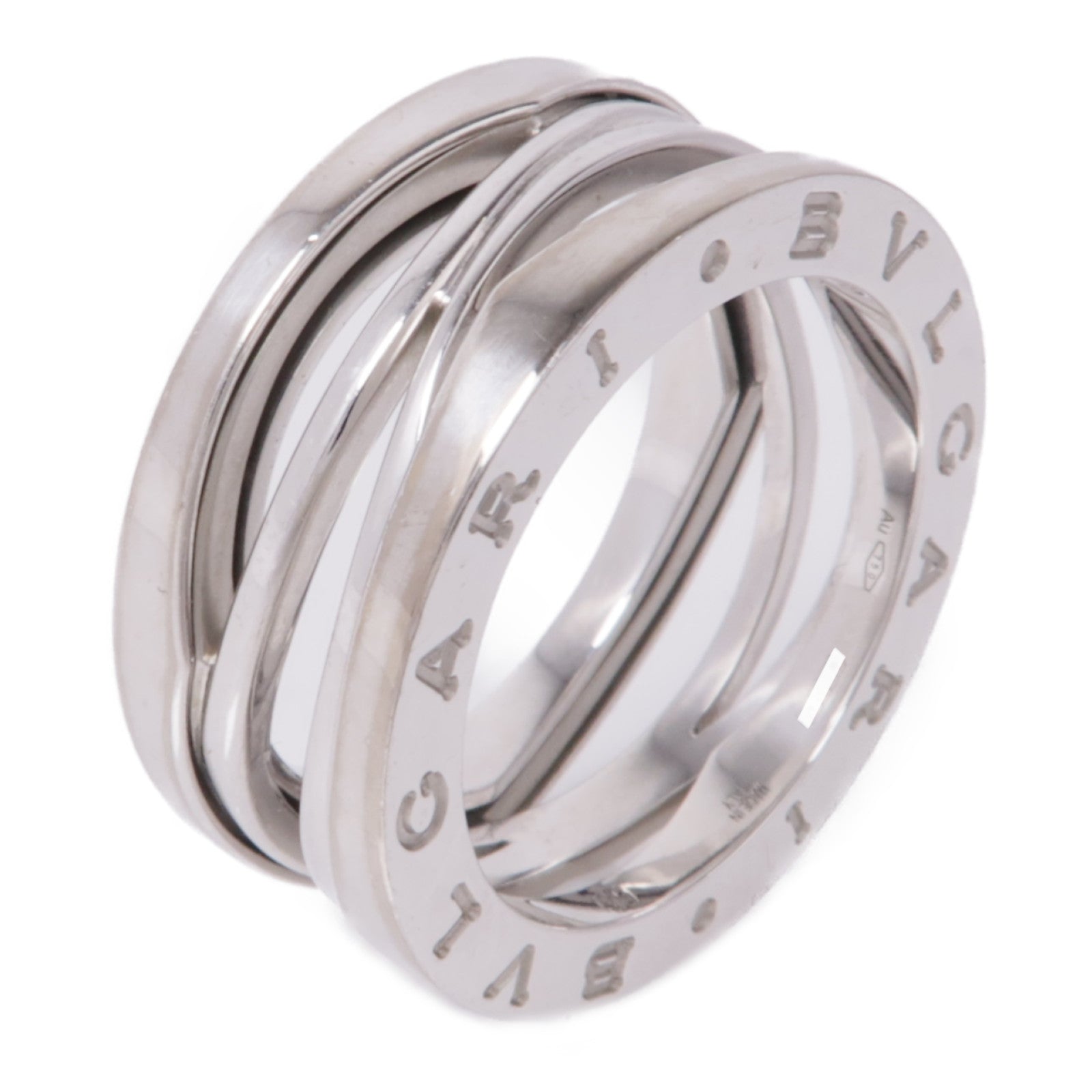 BVLGARI 【激減優惠】18K白金B-zero1 Ring戒指Bvlgari#55/US#7