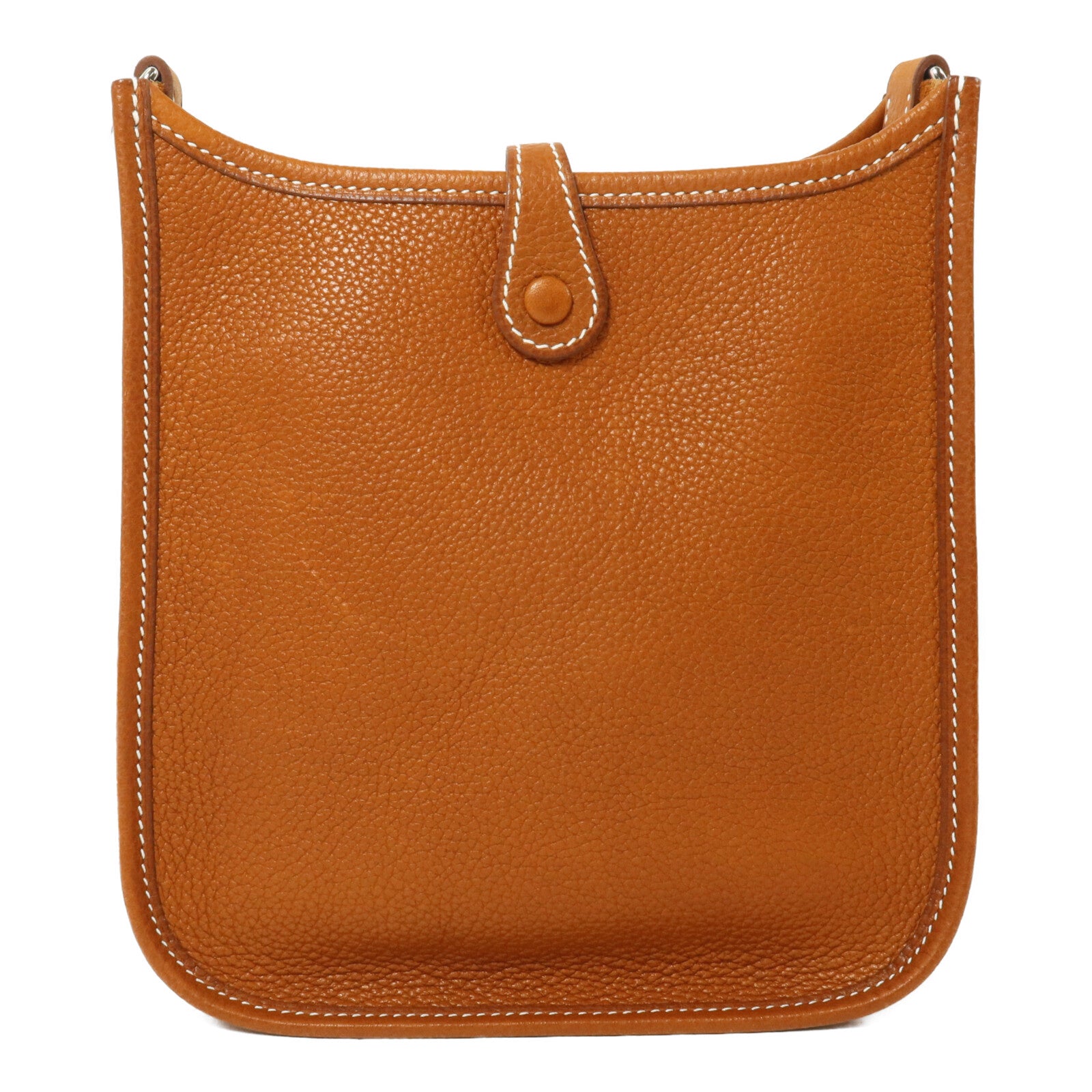 HERMES Barenia皮革Evelyne TPM肩背袋Gold