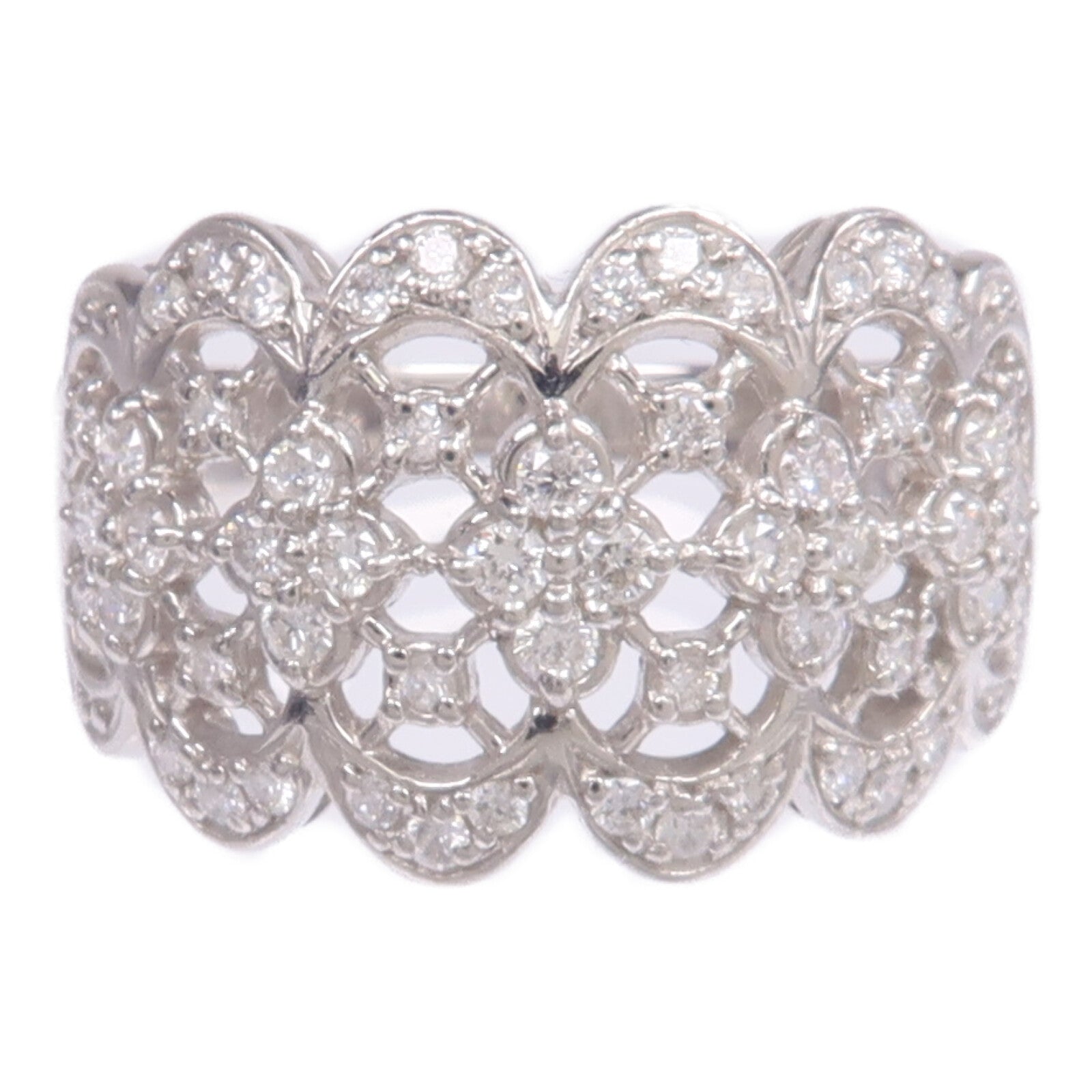 JEWELRY PT900鉑金Diamond Ring鑽石戒指US#6.75
