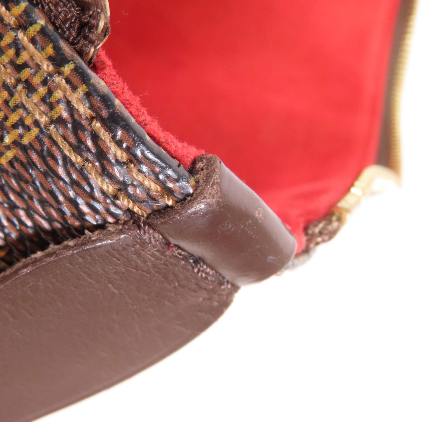 LOUIS VUITTON Damier Saleya PM金扣肩背袋