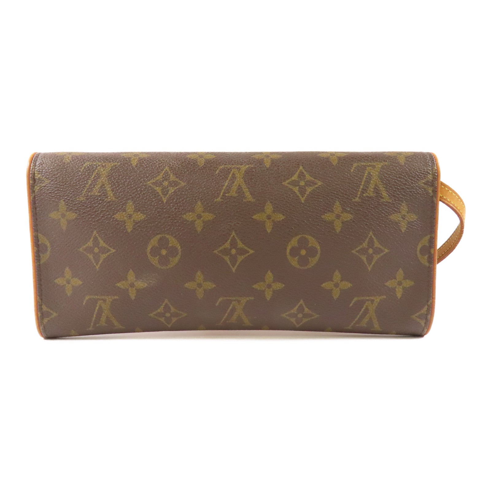 LOUIS VUITTON LV GHW Pochette Twin GM Shoulder Bag M51852 Monogram Brown