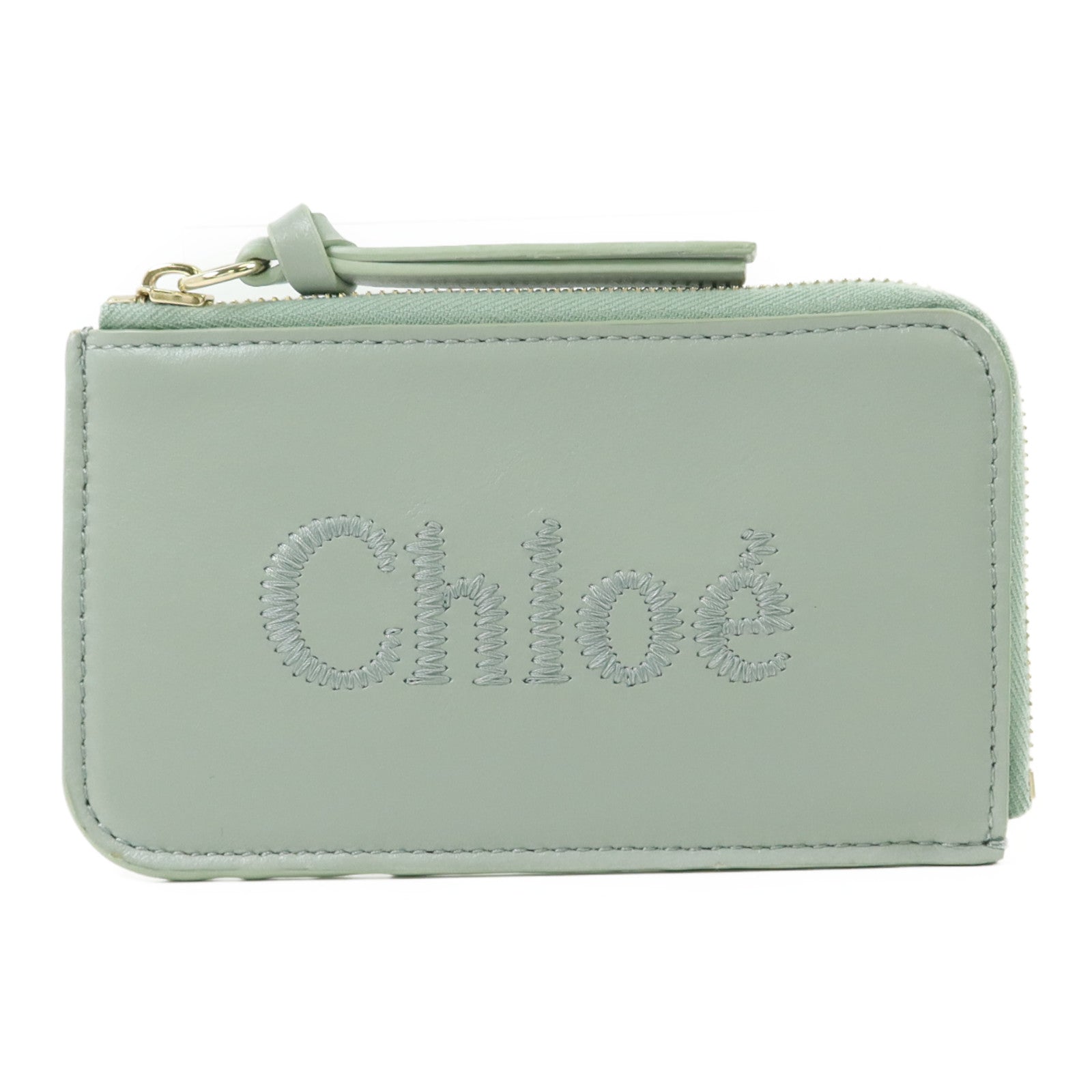 Chloe 羊皮皮革Card Case金扣卡片套