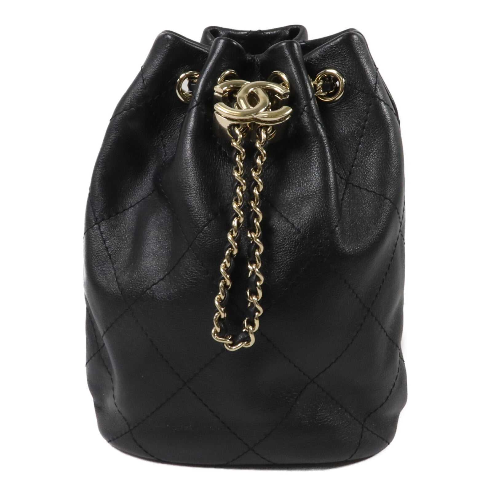 CHANEL 牛皮皮革Bucket Backpack背包