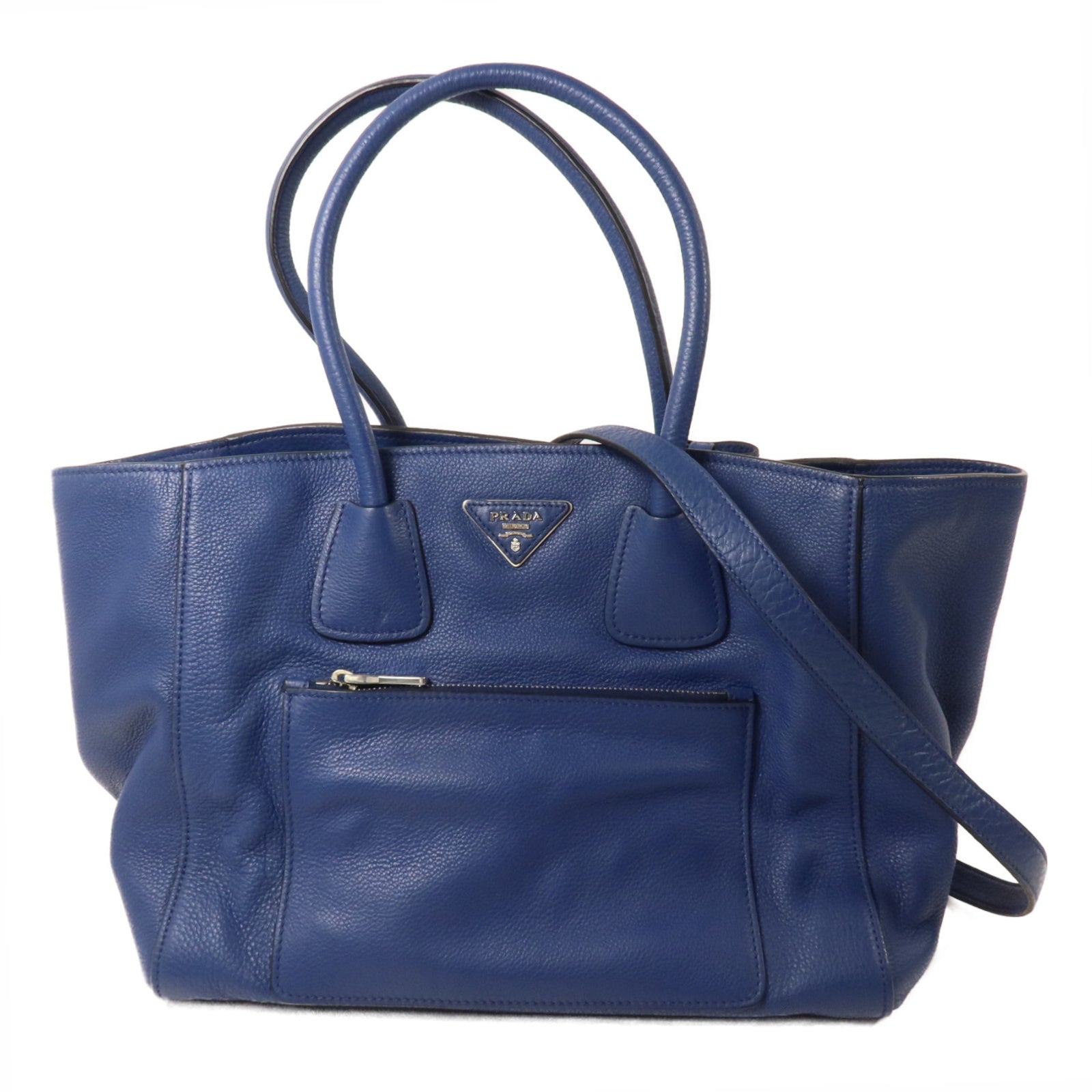 PRADA 牛皮皮革Vitello Daino Tote手挽肩背兩用袋