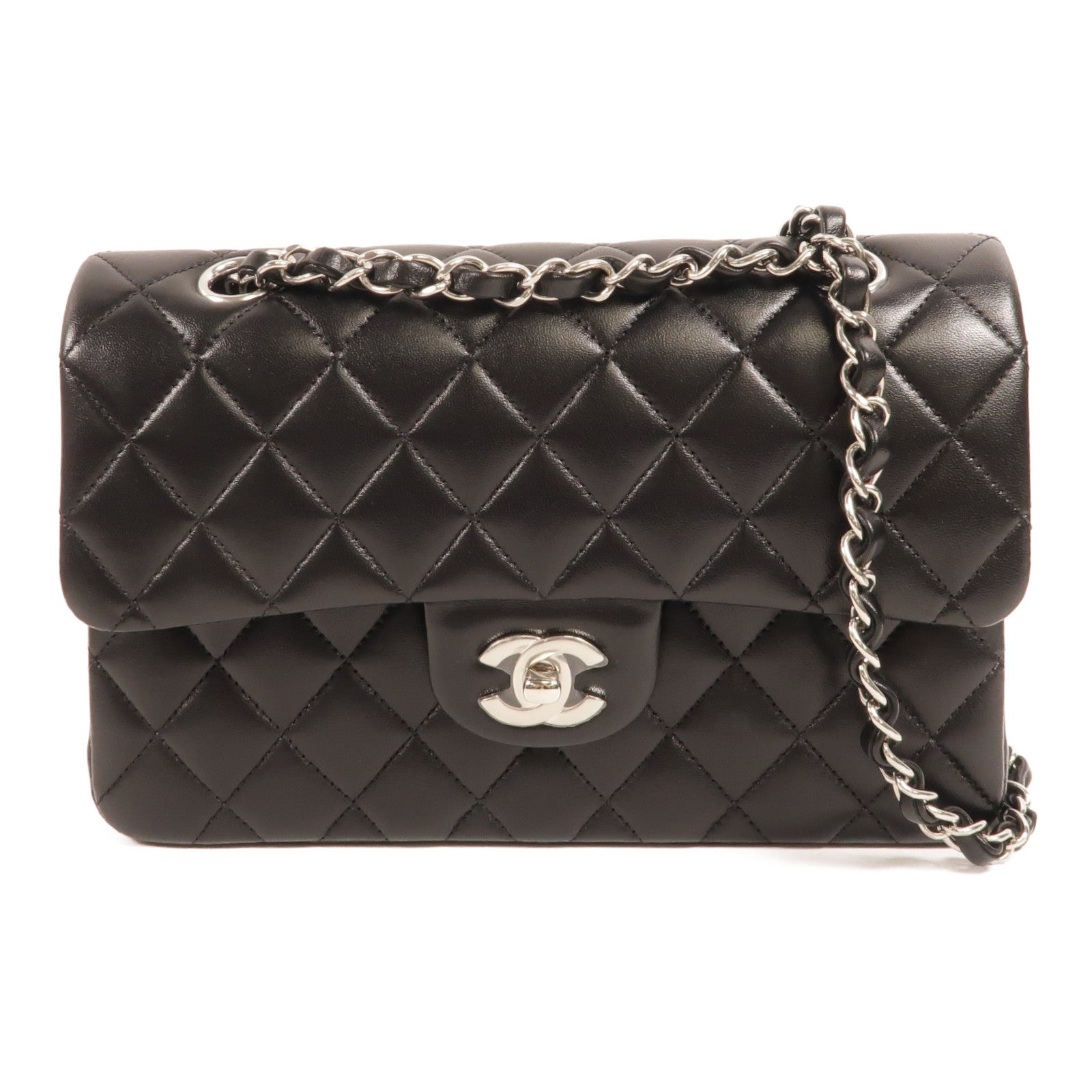 CHANEL 羊皮皮革Classic 23鏈帶肩背袋