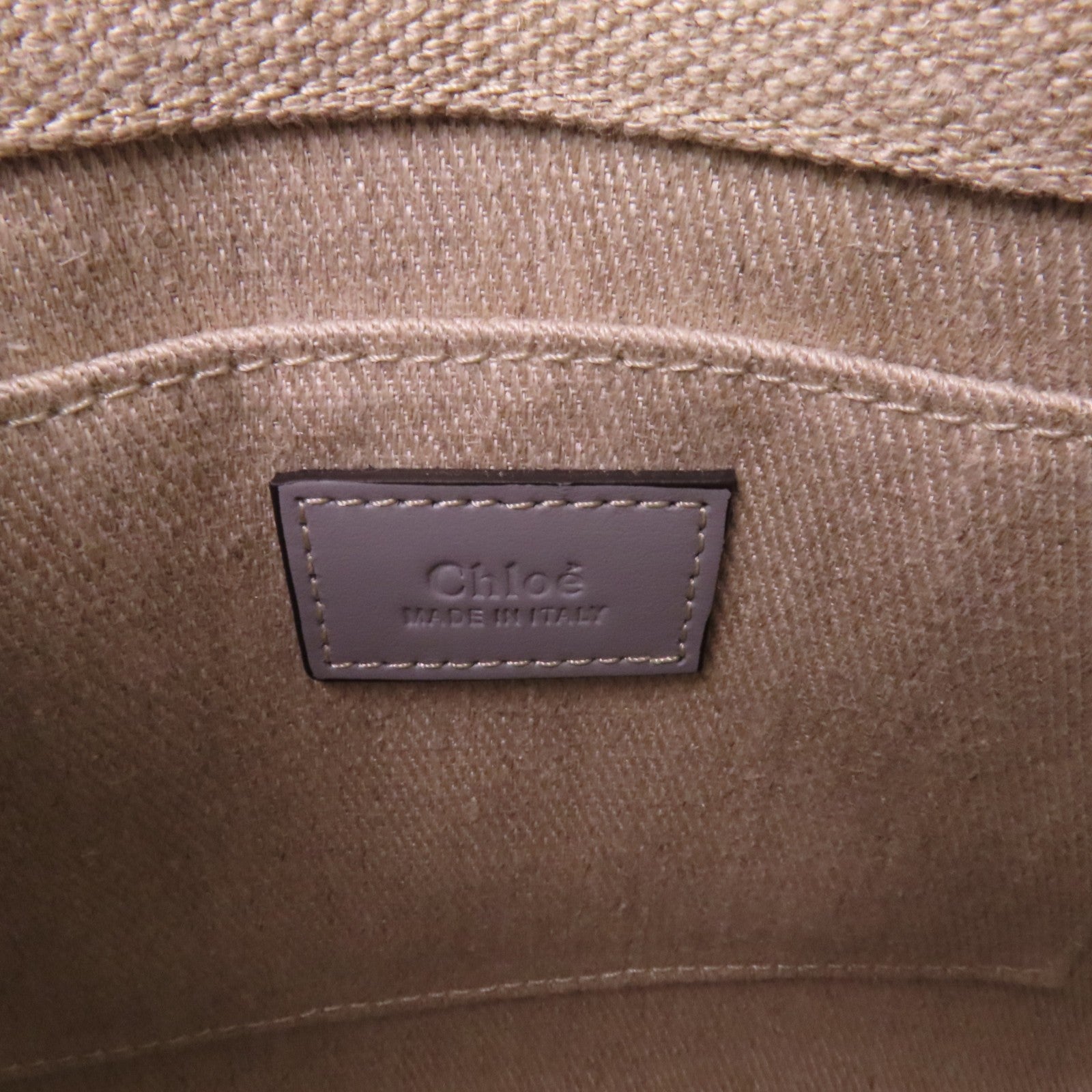 Chloe 帆布Woody Small手挽肩背兩用袋